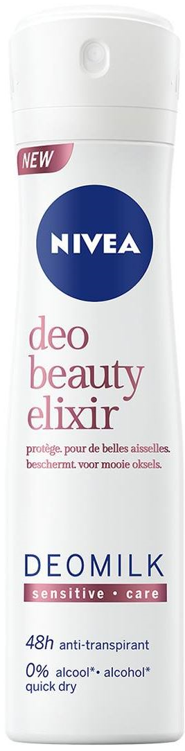 Nivea Beauty Elixir Deomilk Sensitive Dezodor Spray Kremmania