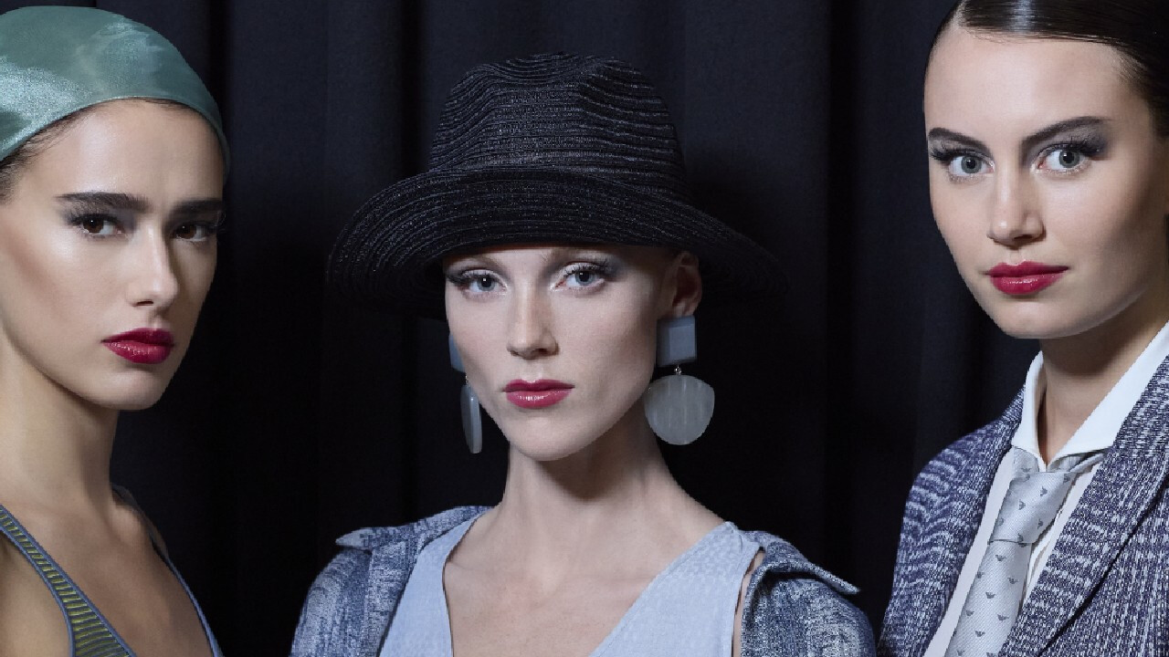A Giorgio Armani bemutató sminktrendjei: fény és árnyék játéka