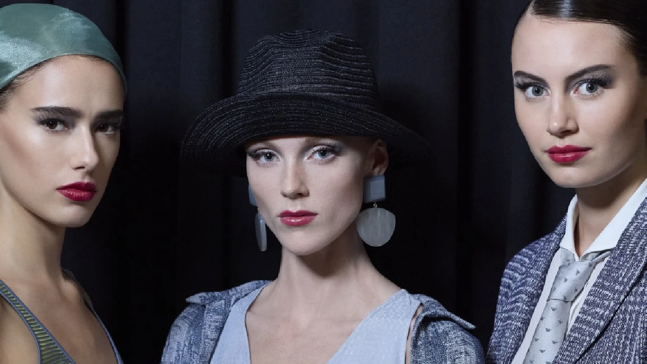 A Giorgio Armani bemutató sminktrendjei: fény és árnyék játéka