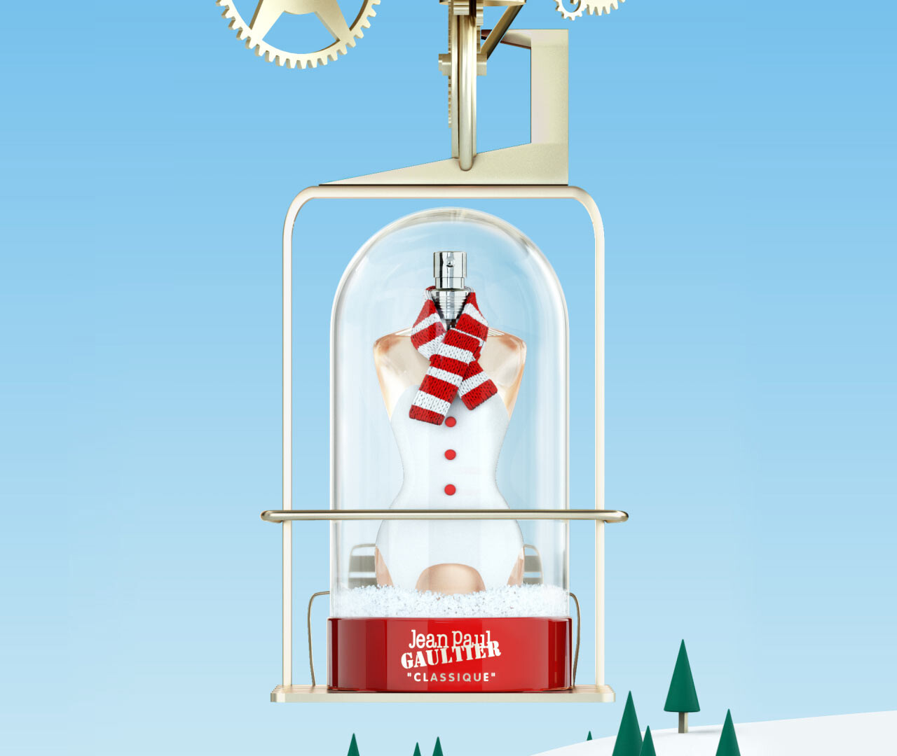 Hógömbös parfümmel készül karácsonyra a Jean Paul Gaultier