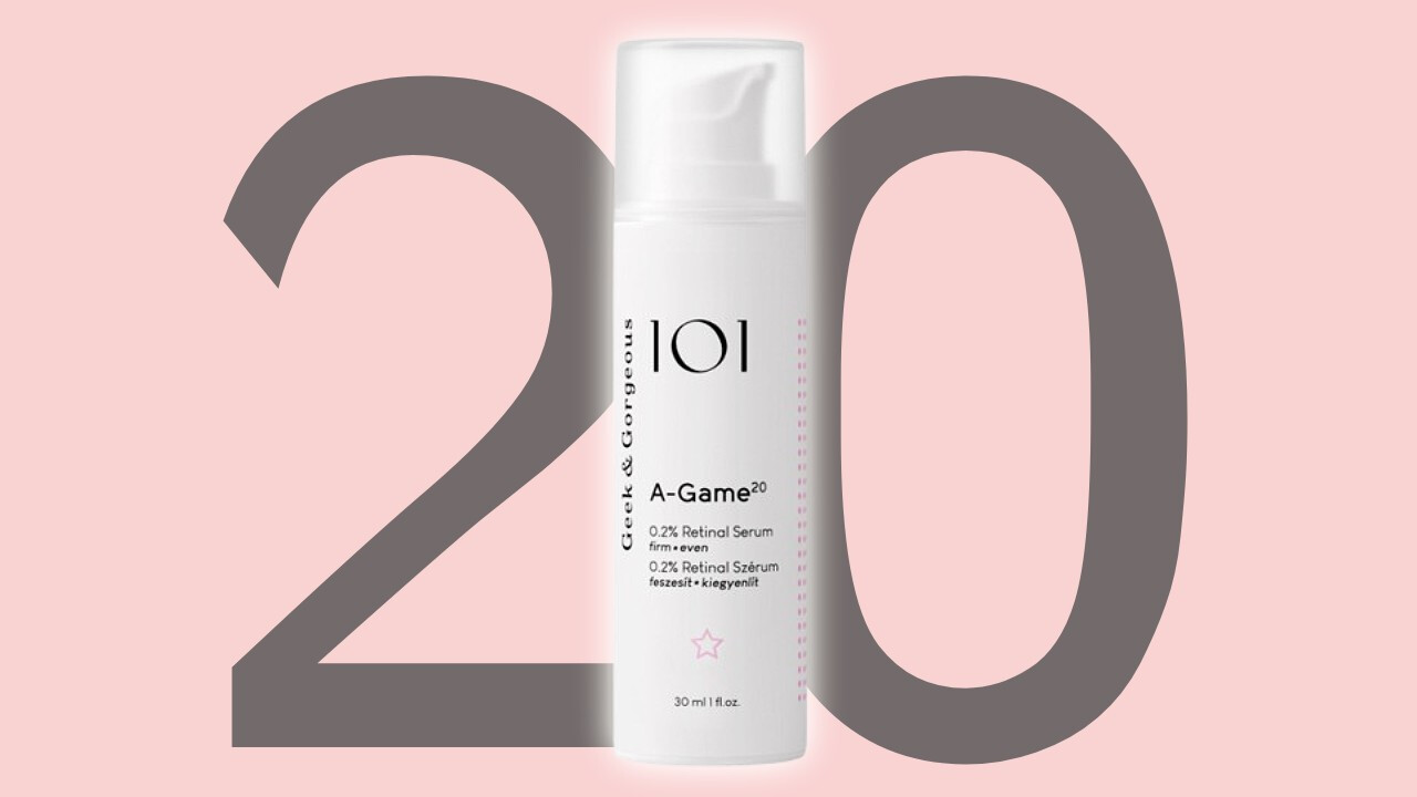 Újdonság: Geek & Gorgeous 101 A-Game 20 retinalos szérum