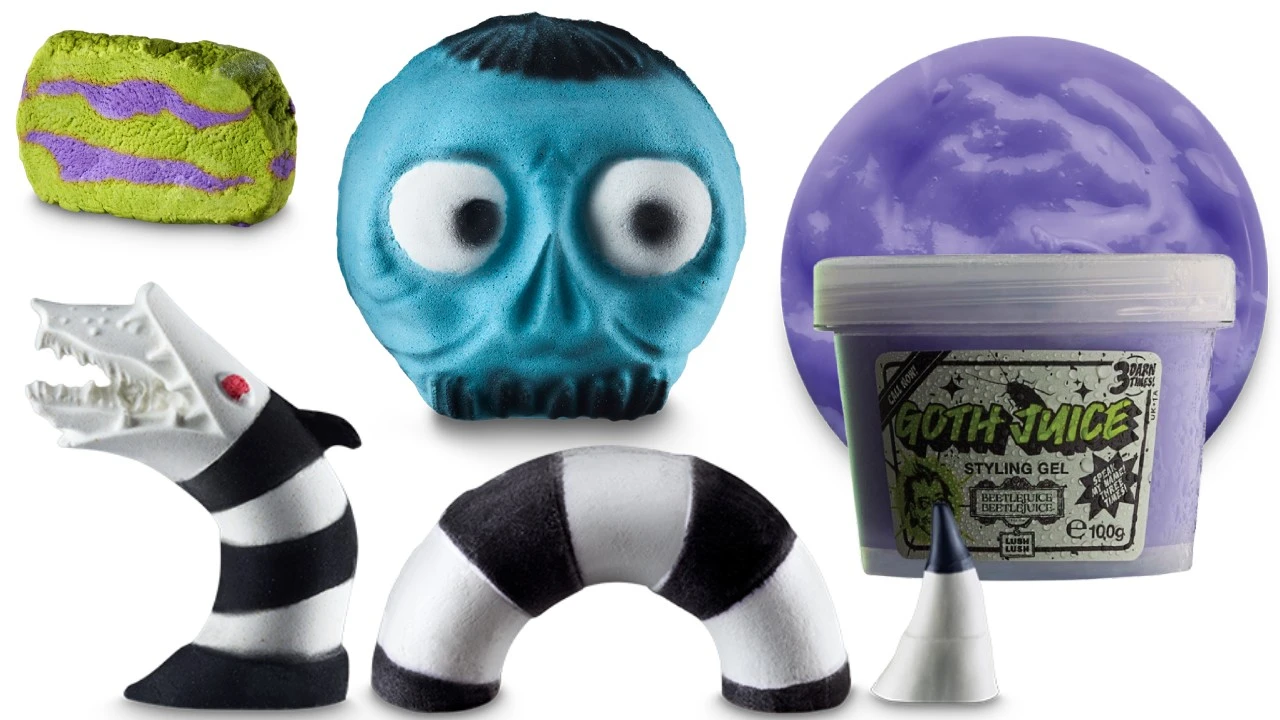 A halloween idén szeptemberben kezdődik – Beetlejuice Beetlejuice x Lush kollekció