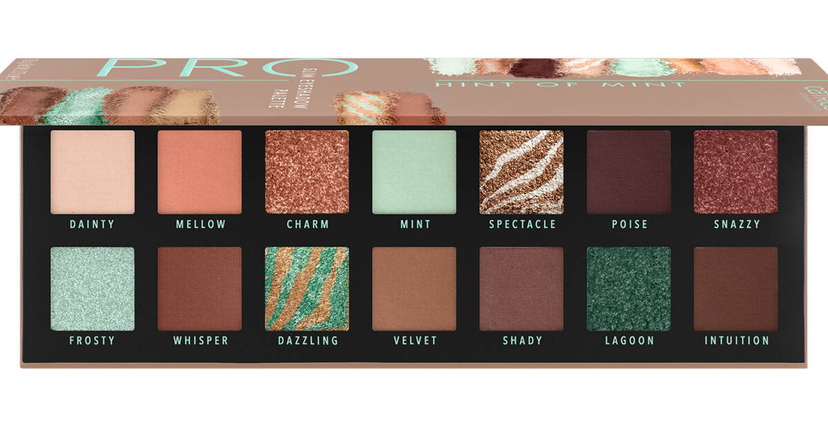 Újdonság: Catrice Pro Hint Of Mint Slim Szemhéjpaletta