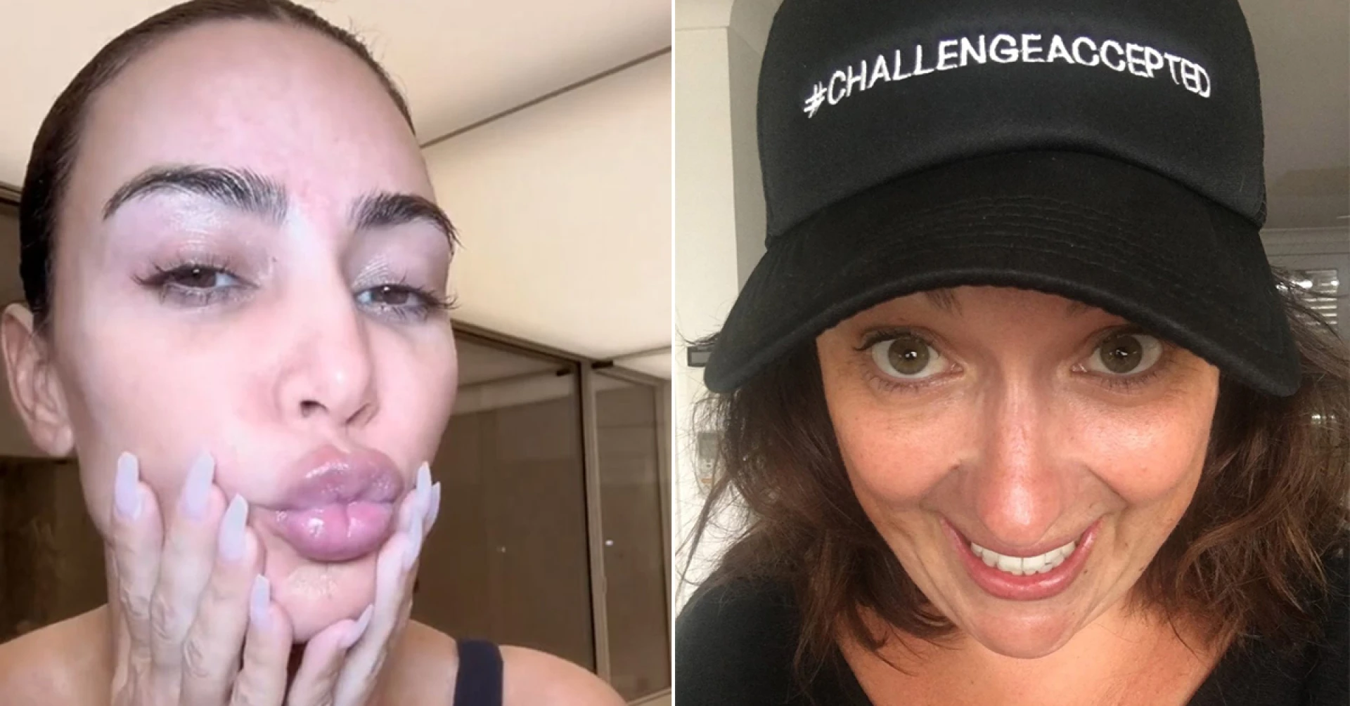 Látnod kell, ahogy Celeste Barber kiparodizálja Kim Kardashian arcápolási rutinját