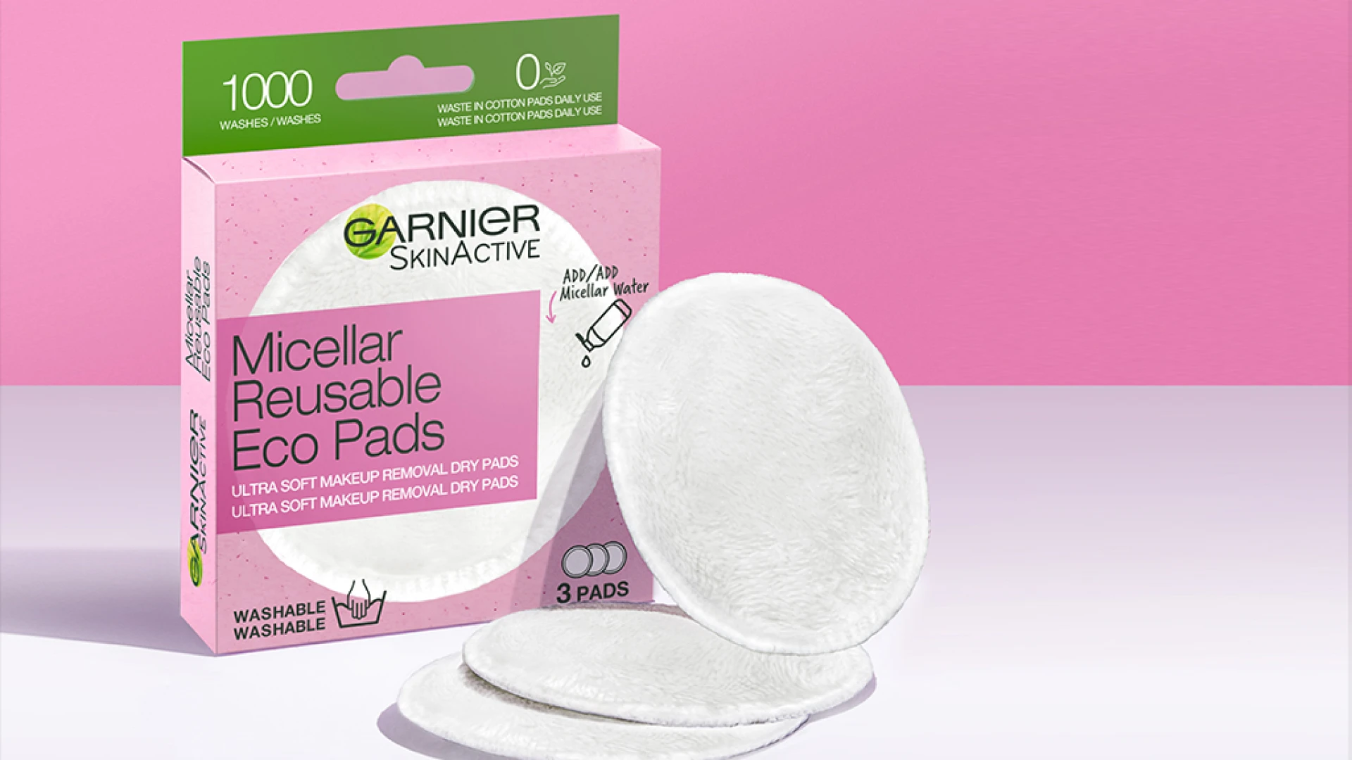 Újdonság: Garnier Eco Pads mikroszálas sminklemosó korong