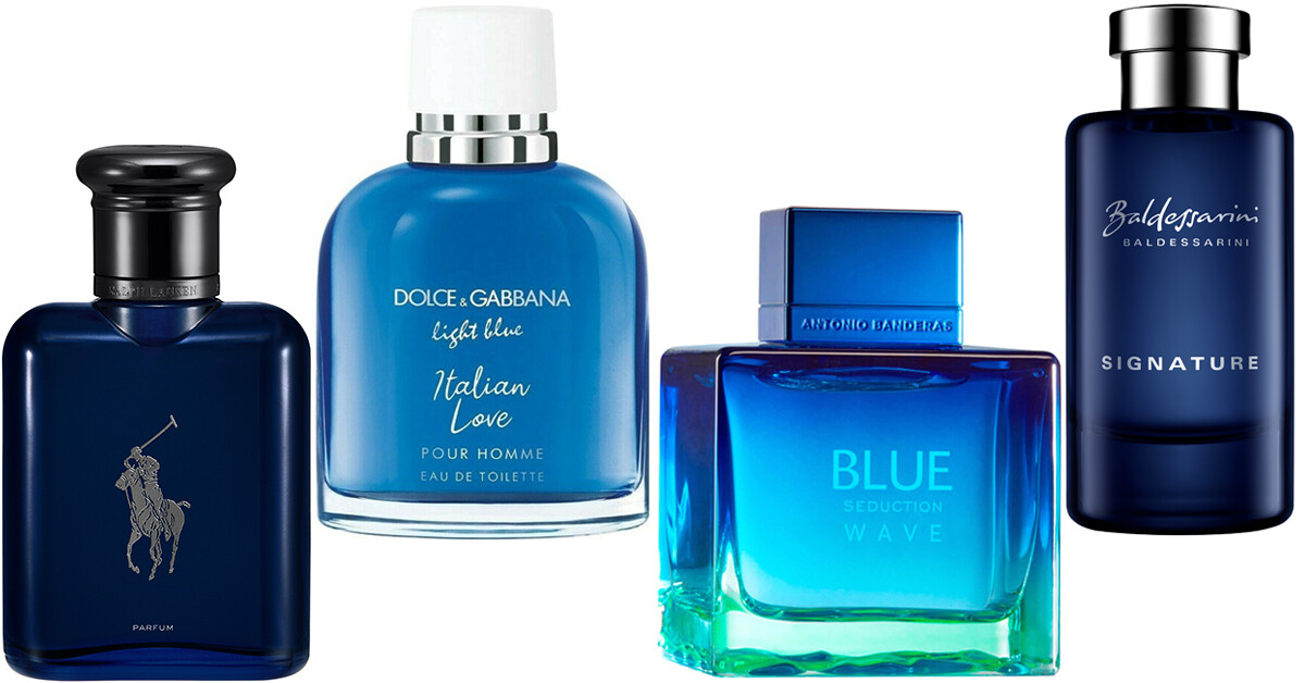 Férfi illatok a kék vonzásában