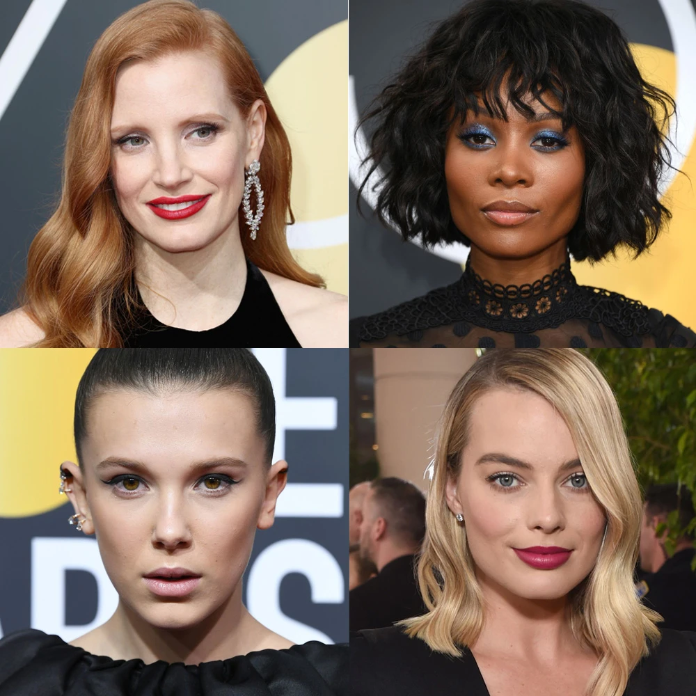 Az idei Golden Globe sztárjaitól garantáltan megtanulhatod, hogy sminkelj, ha fekete ruhába bújsz