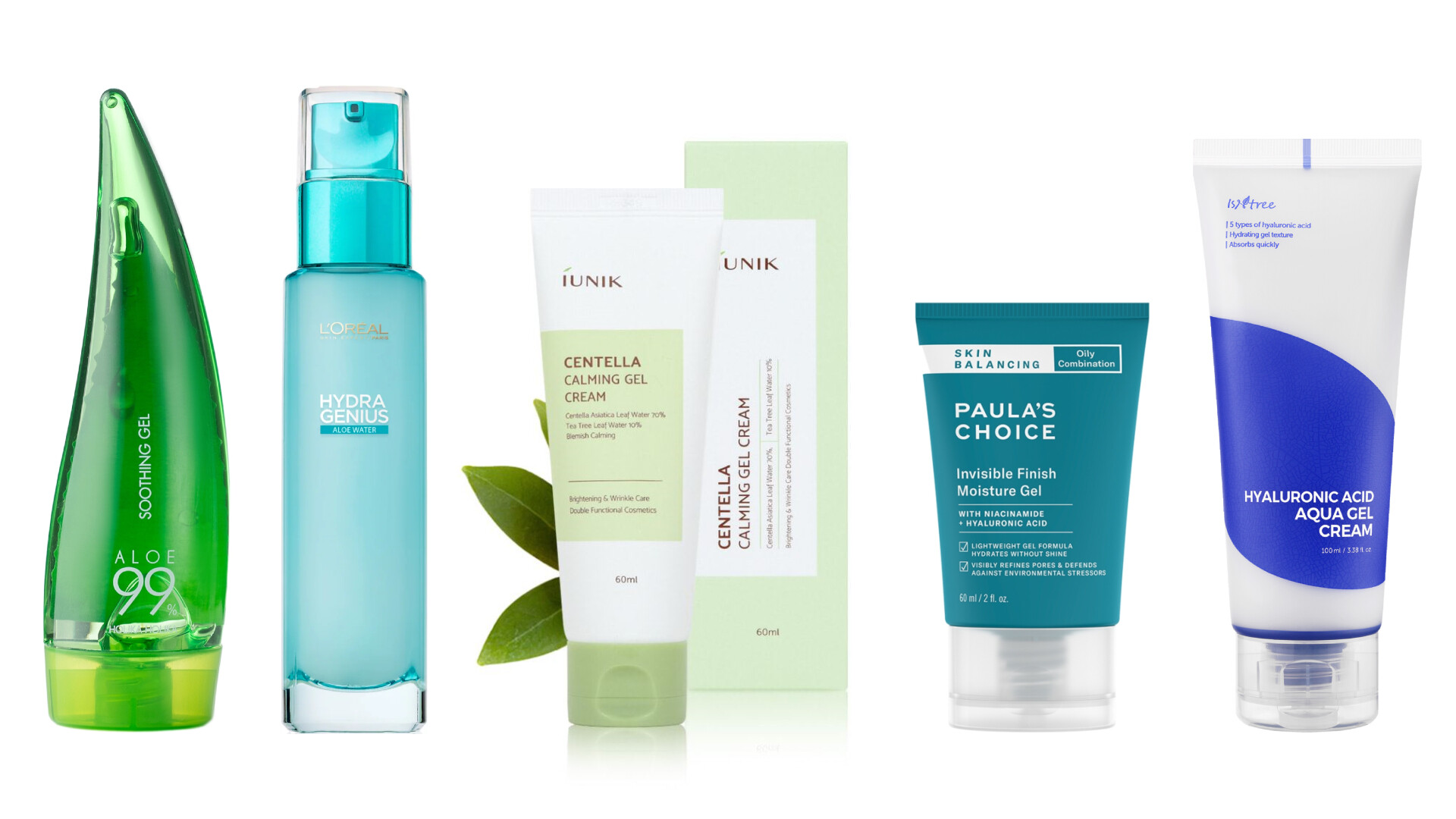 TOP géles hidratáló krémek kombinált és zsíros bőrre