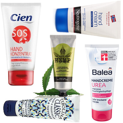 Kézkrémek nagyon száraz, igénybe vett bőrre