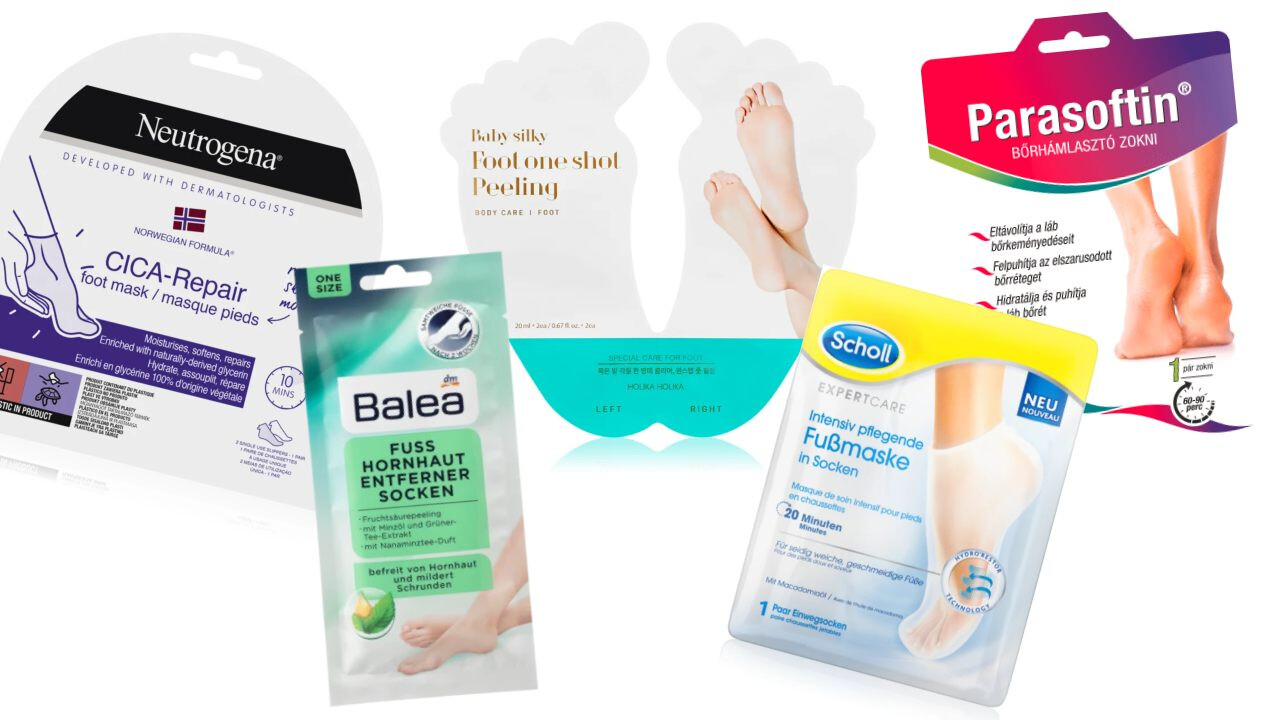 5 hámlasztó és hidratáló zokni a pihe-puha praclikért