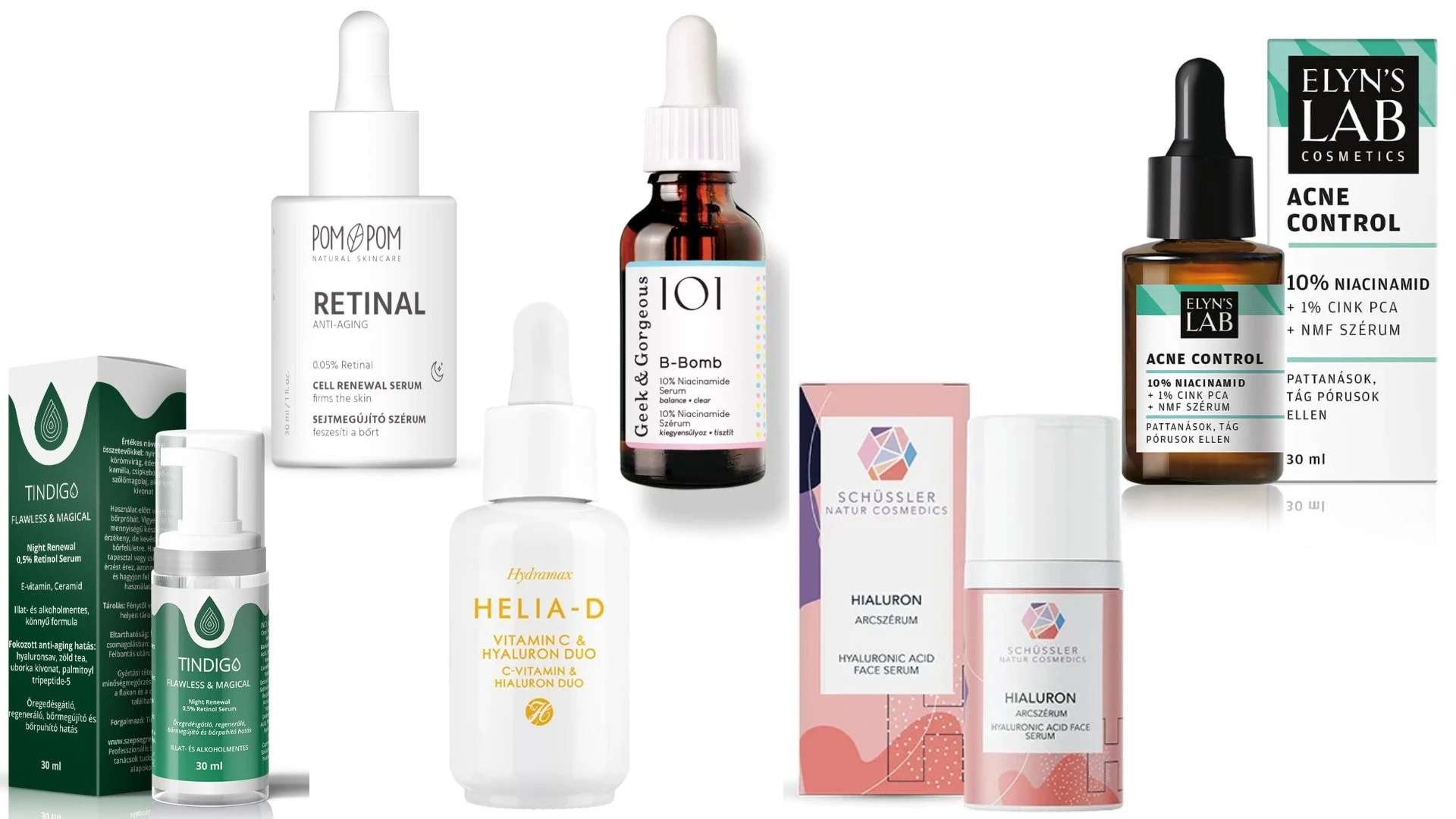 Magyar szérumok hialuronsavval, retinollal és niacinamiddal – hazai alternatívák a patikai kedvencek helyett