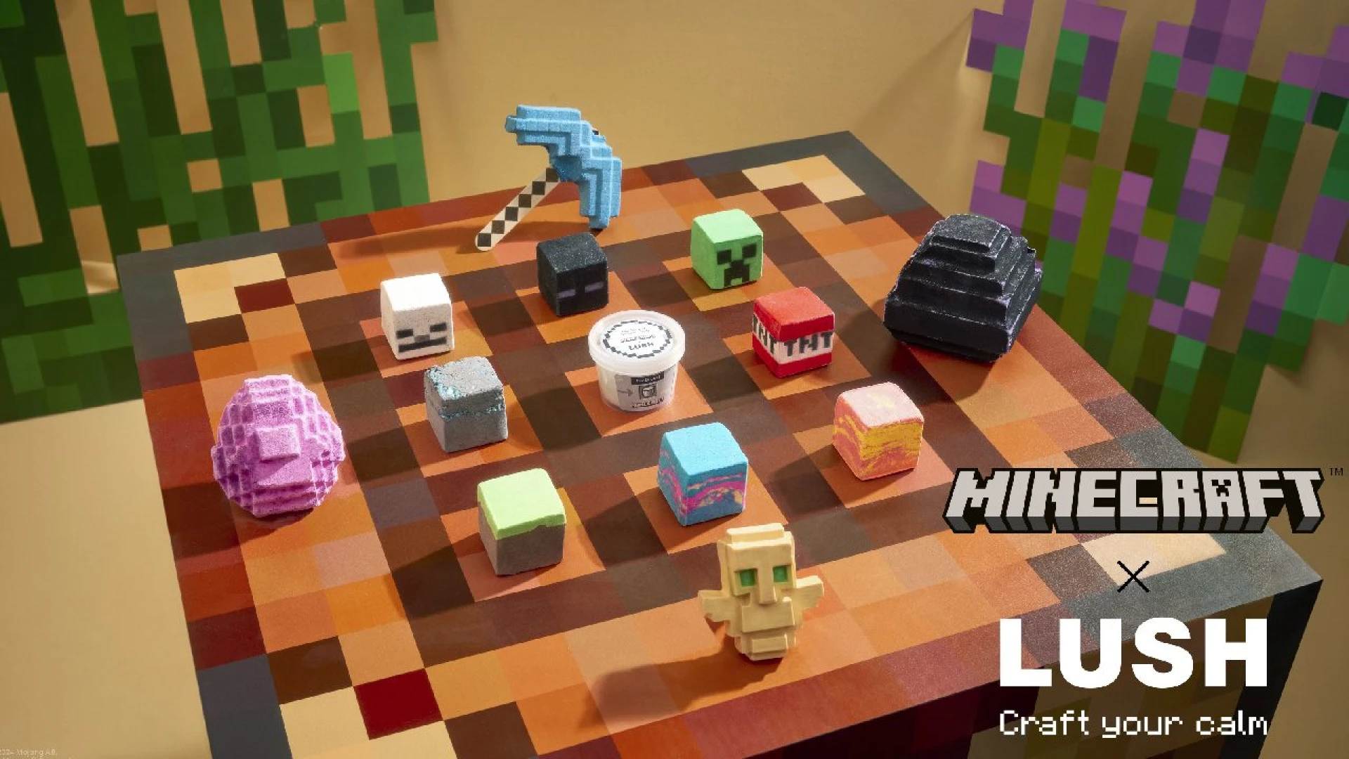 Barkácsolj magadnak nyugalmat! LUSH x Minecraft kollekció