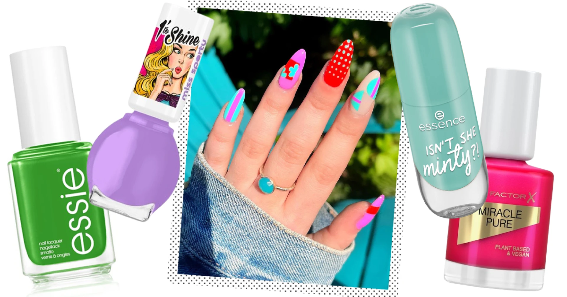 Mix & match manikűrök a nyári szertelenség jegyében