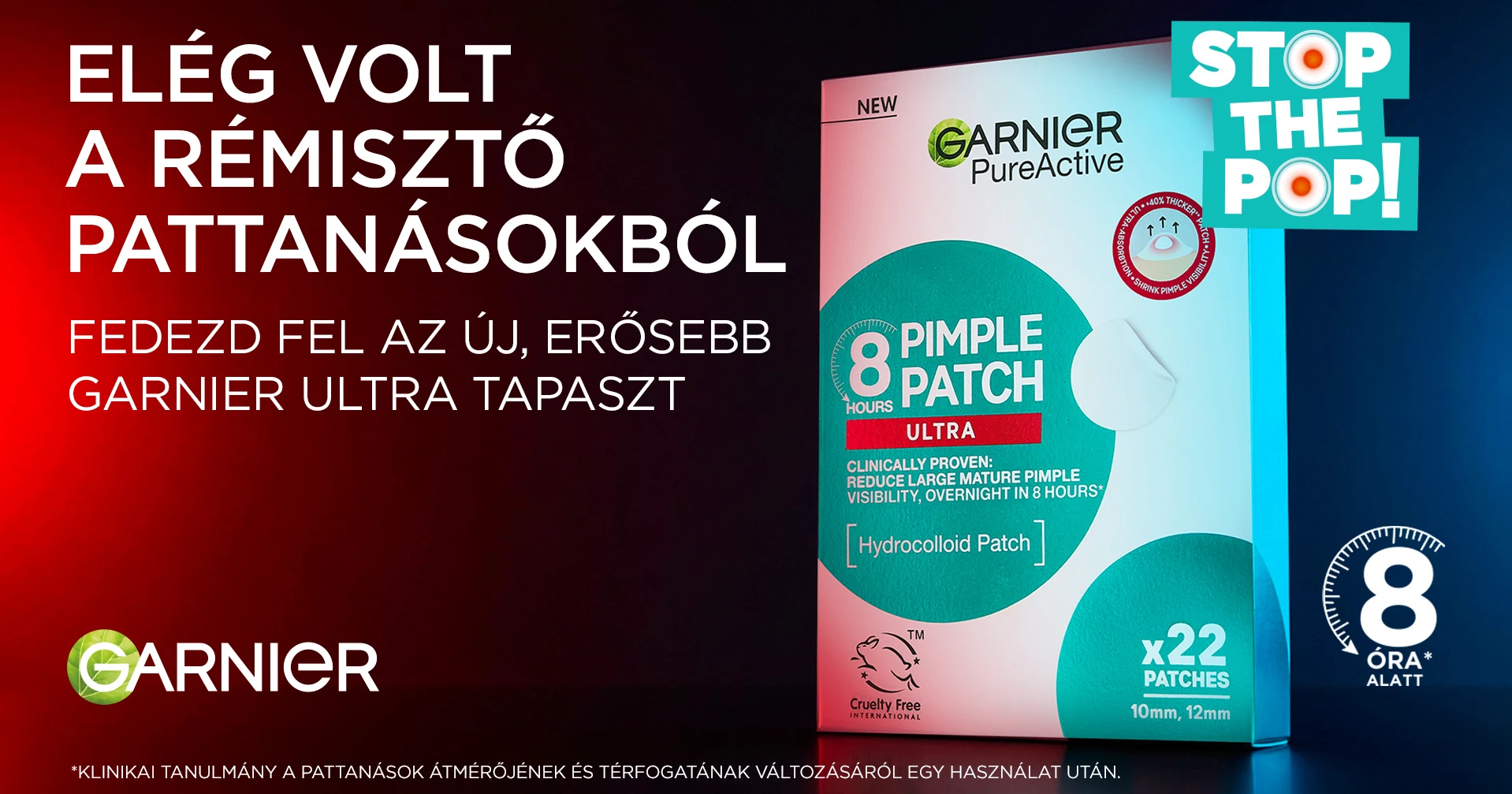 A Garnier Pimple Patchek láthatatlan megoldások minden pattanásra