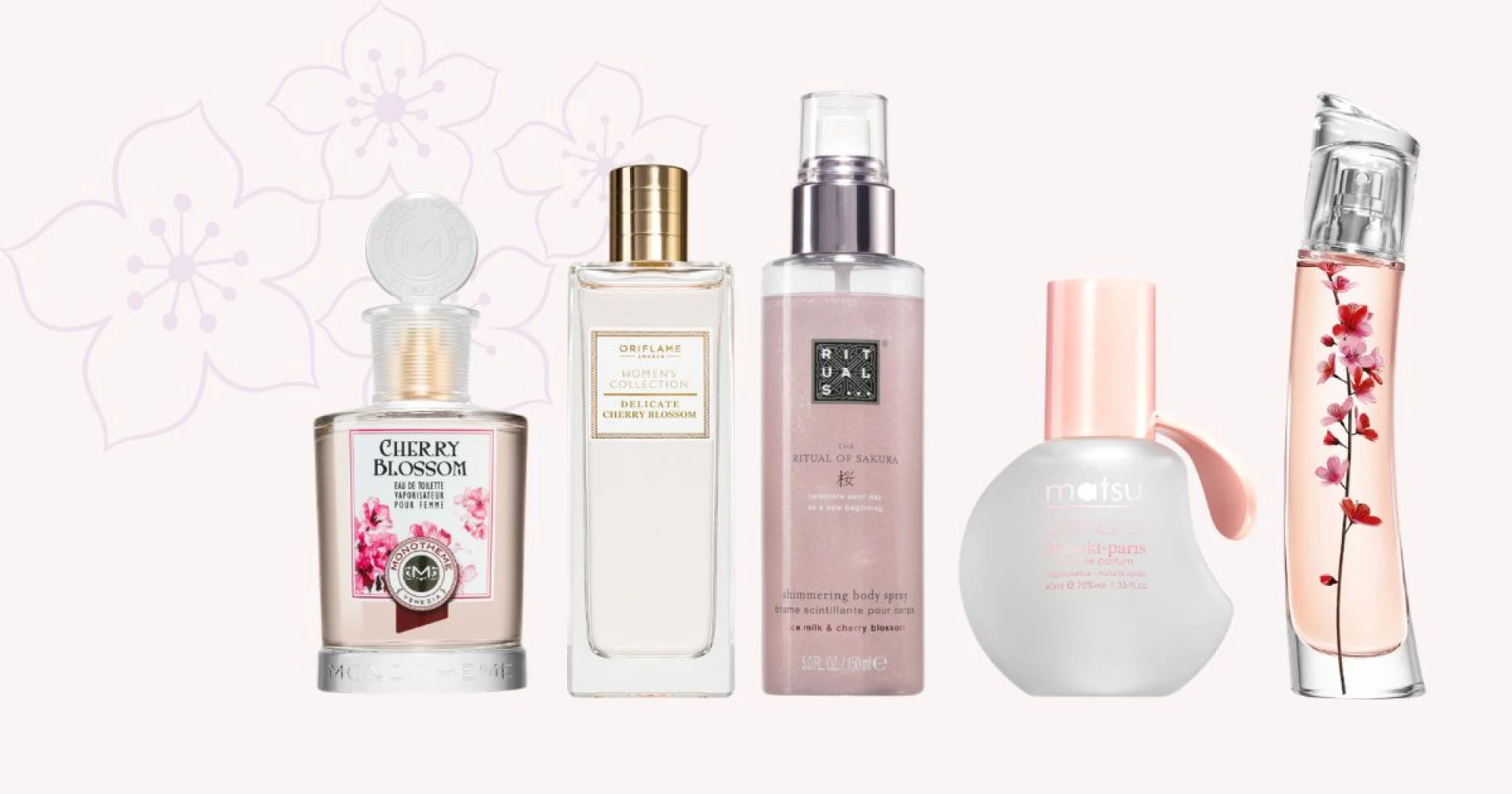 Parfümösüvegbe zárt sakura: varázslatos cseresznyevirágos illatok