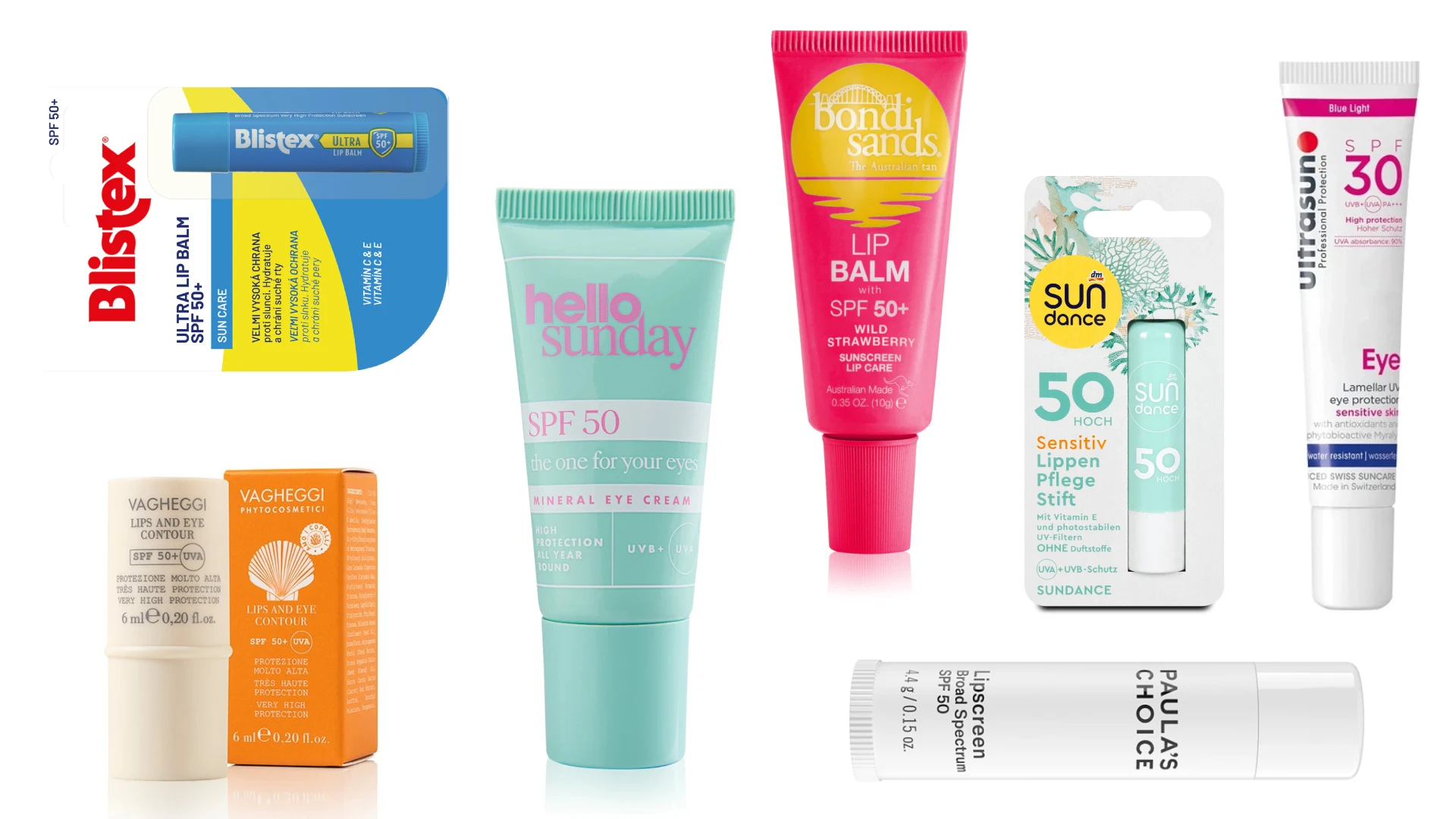 Fényvédelem az arc érzékeny területeire – SPF-es ajakápolók és szemkörnyékápolók