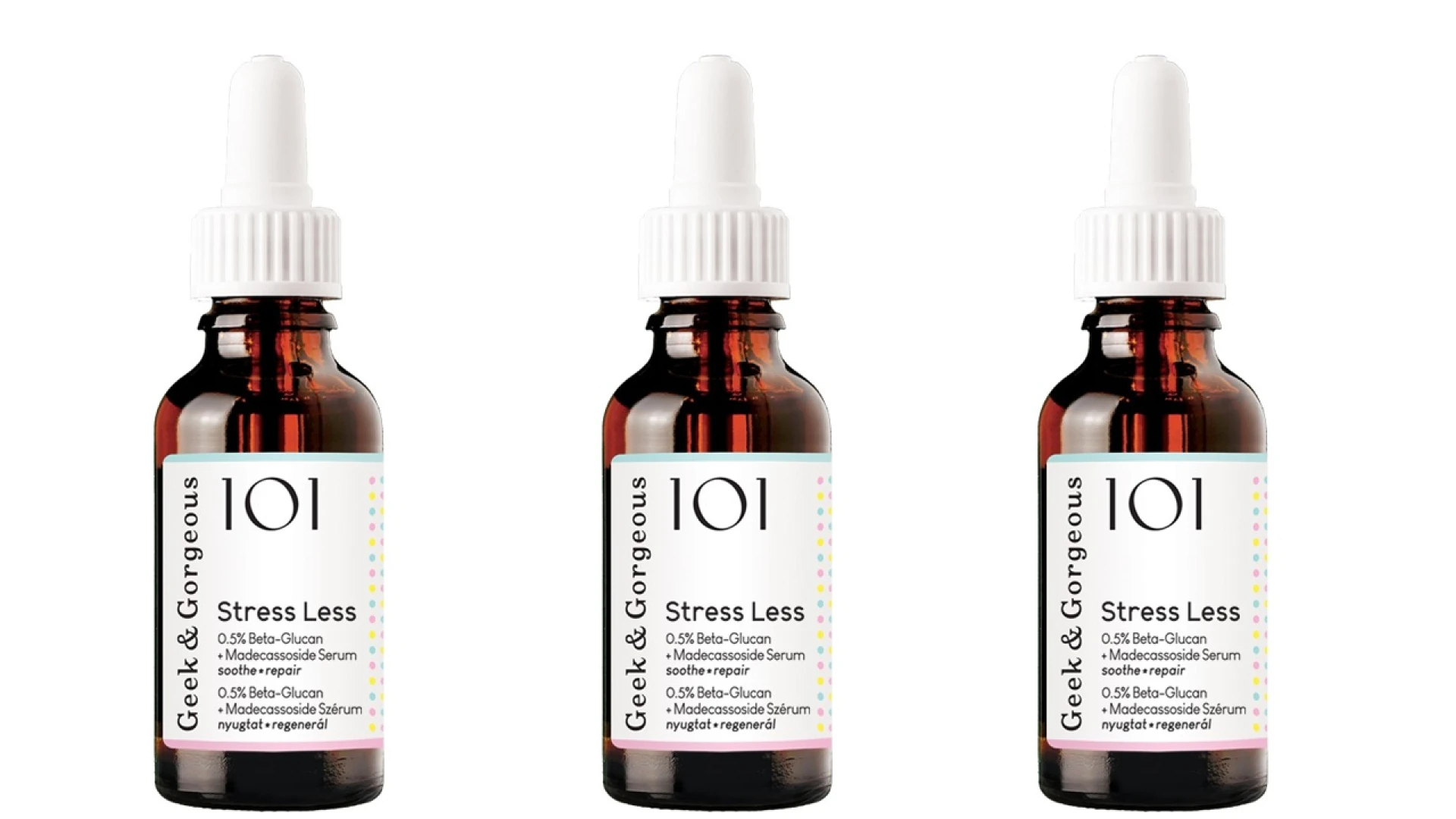 Újdonság: Geek & Gorgeous 101 Stress Less szérum