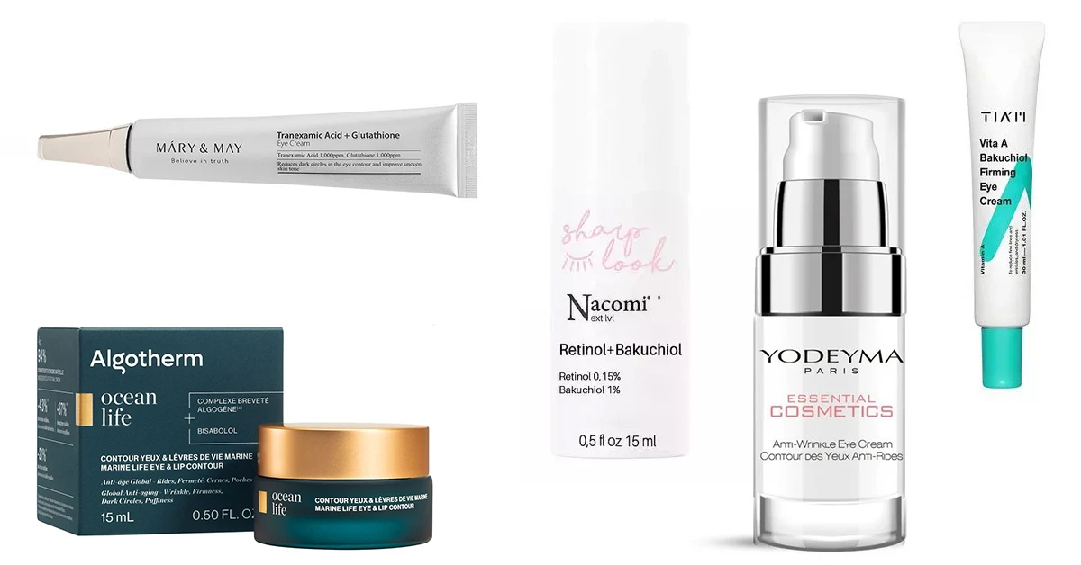 Szemkörnyékápoló újdonságok peptidekkel, bakuchiollal és hidratáló összetevőkkel