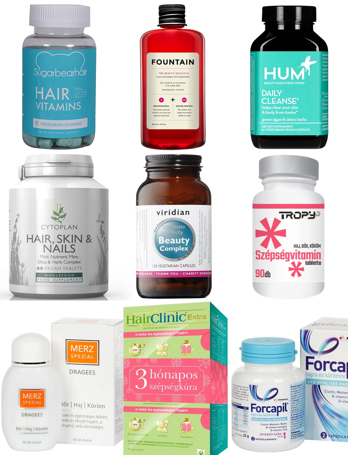 Szépségvitaminok hajra, bőrre, mindenre