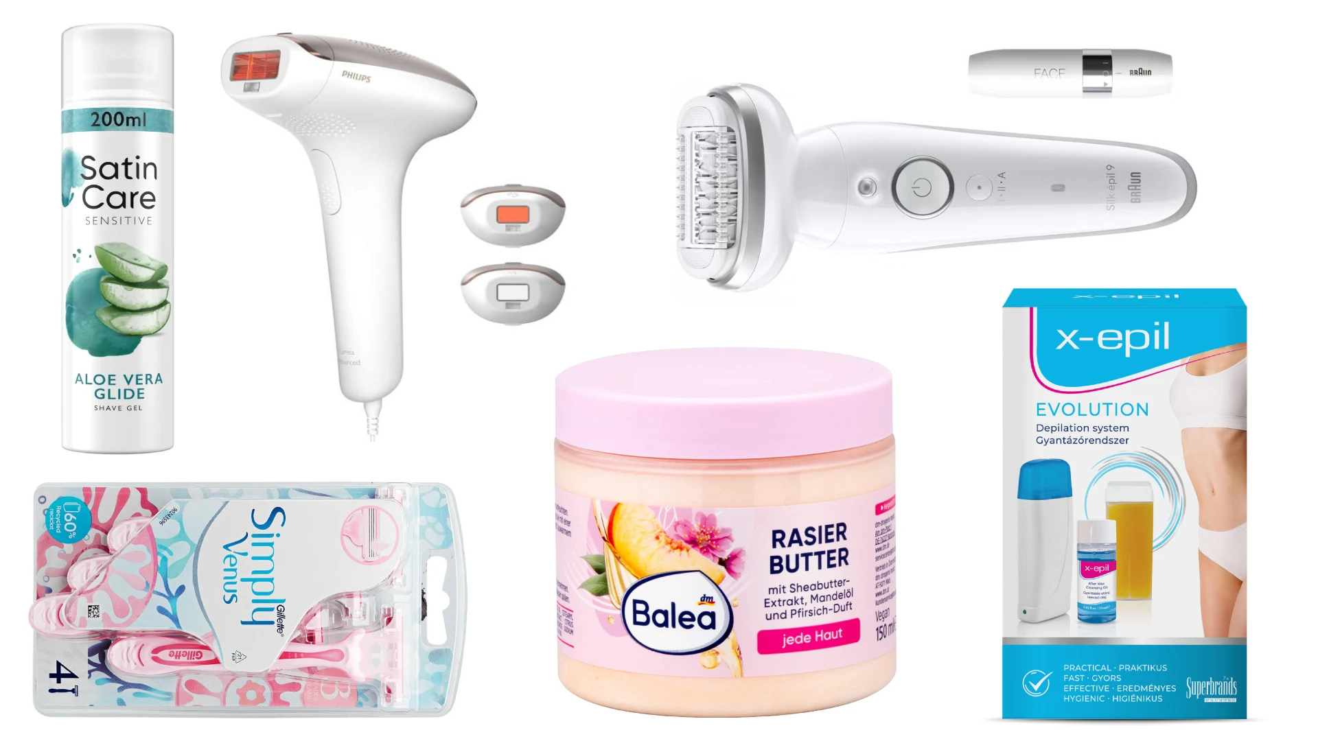 Krémmánia kedvenc szőrtelenítők: krémektől az epilátorig