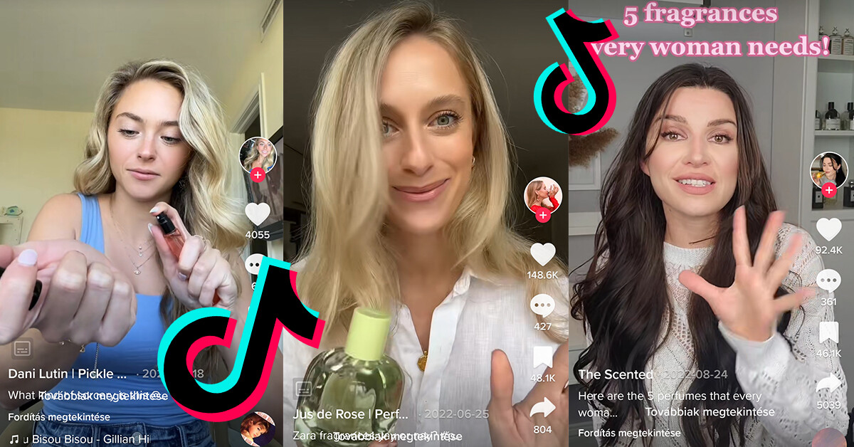 Eleged van a tucatillatokból? Irány a TikTok, ahol százszámra gyűlnek a nicheparfüm-ajánlások