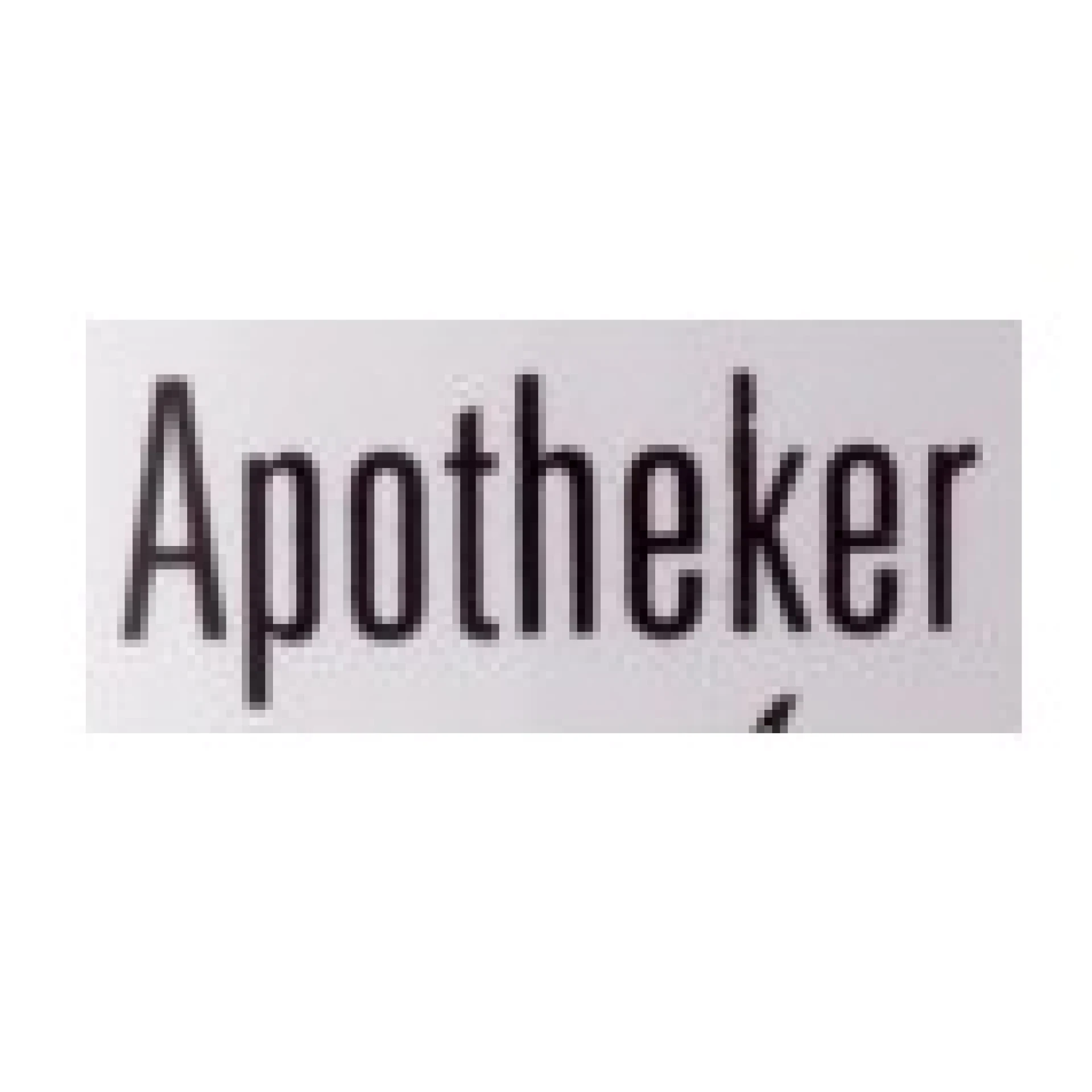 Apotheker
