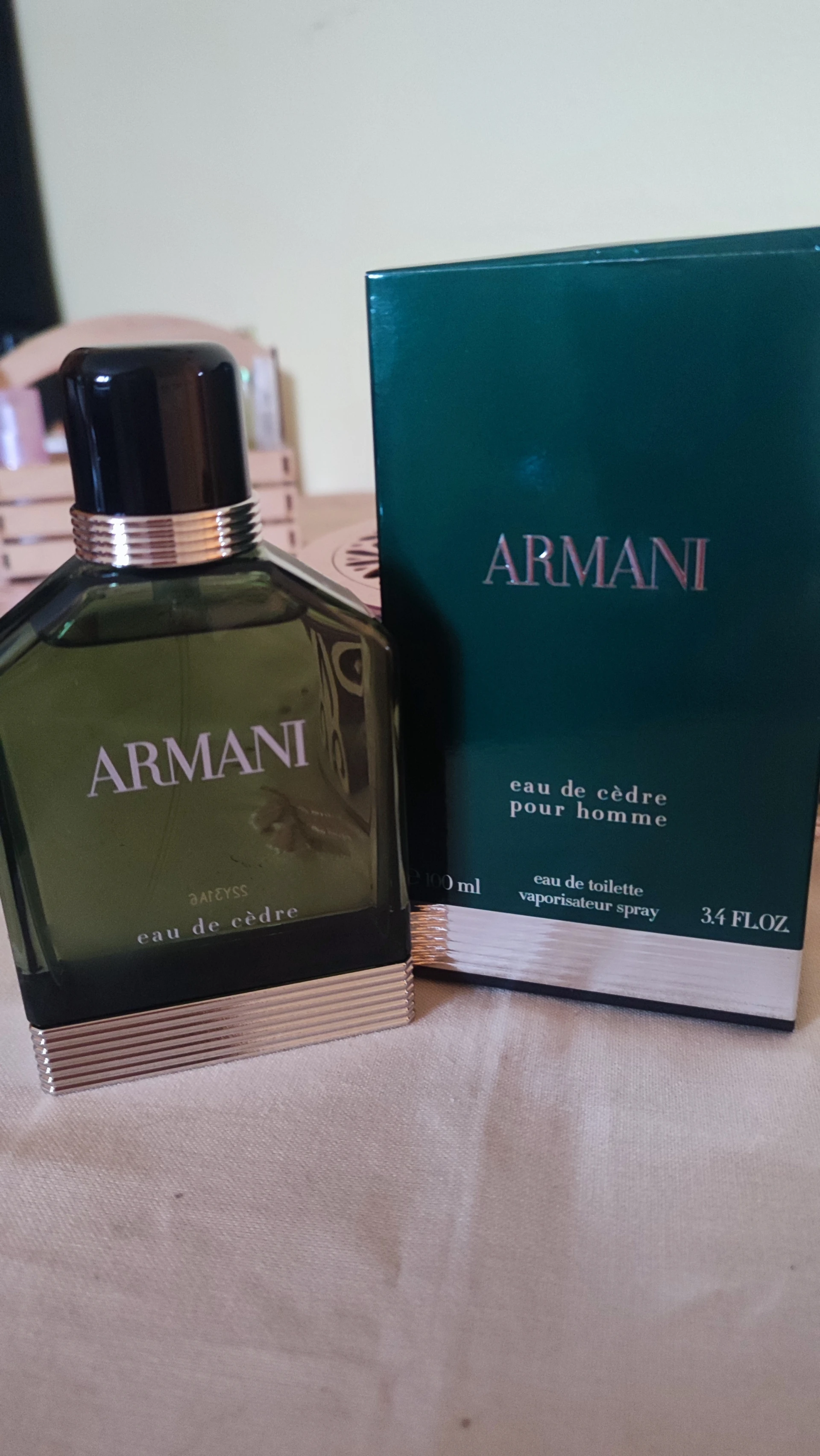 Armani Eau de cédre fújós