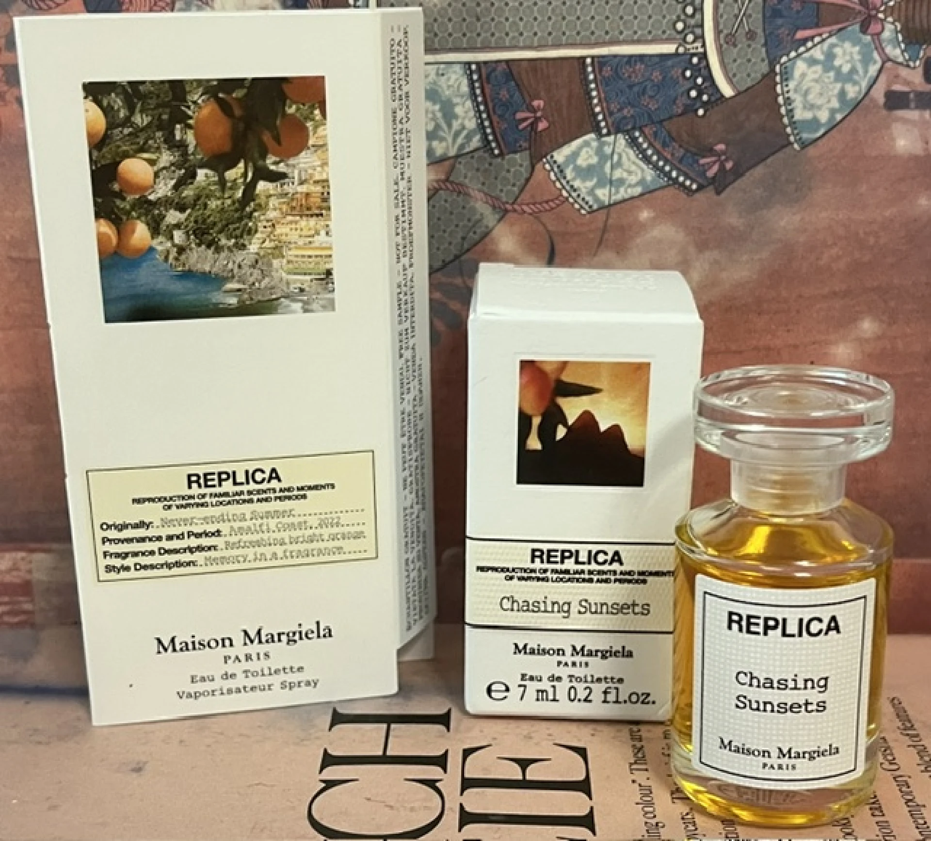 Maison Margiela Replica Chasing Sunsets EDT 7 ml illatszettben