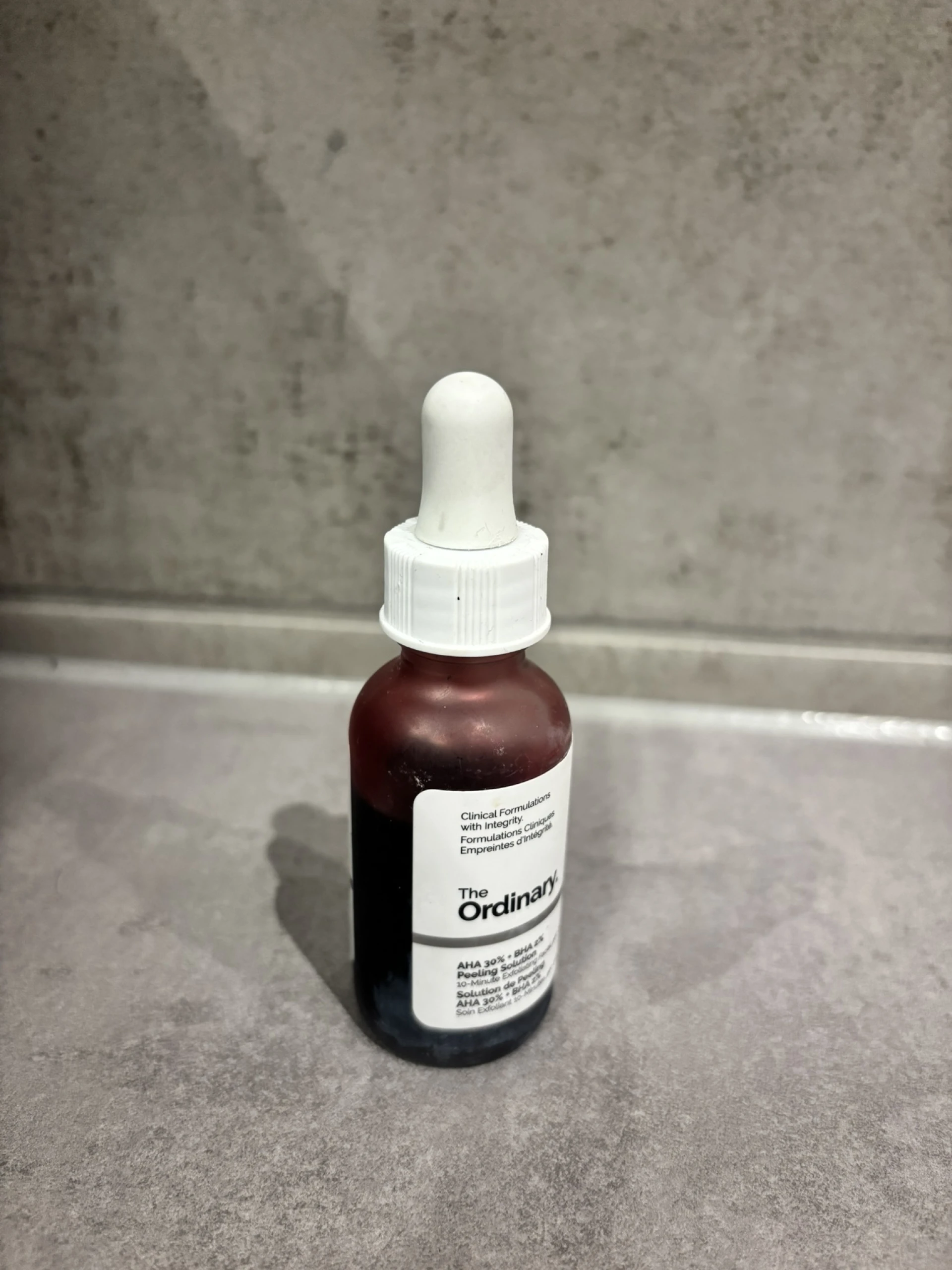 The Ordinary AHA 30% + BHA 2% Peeling Solution