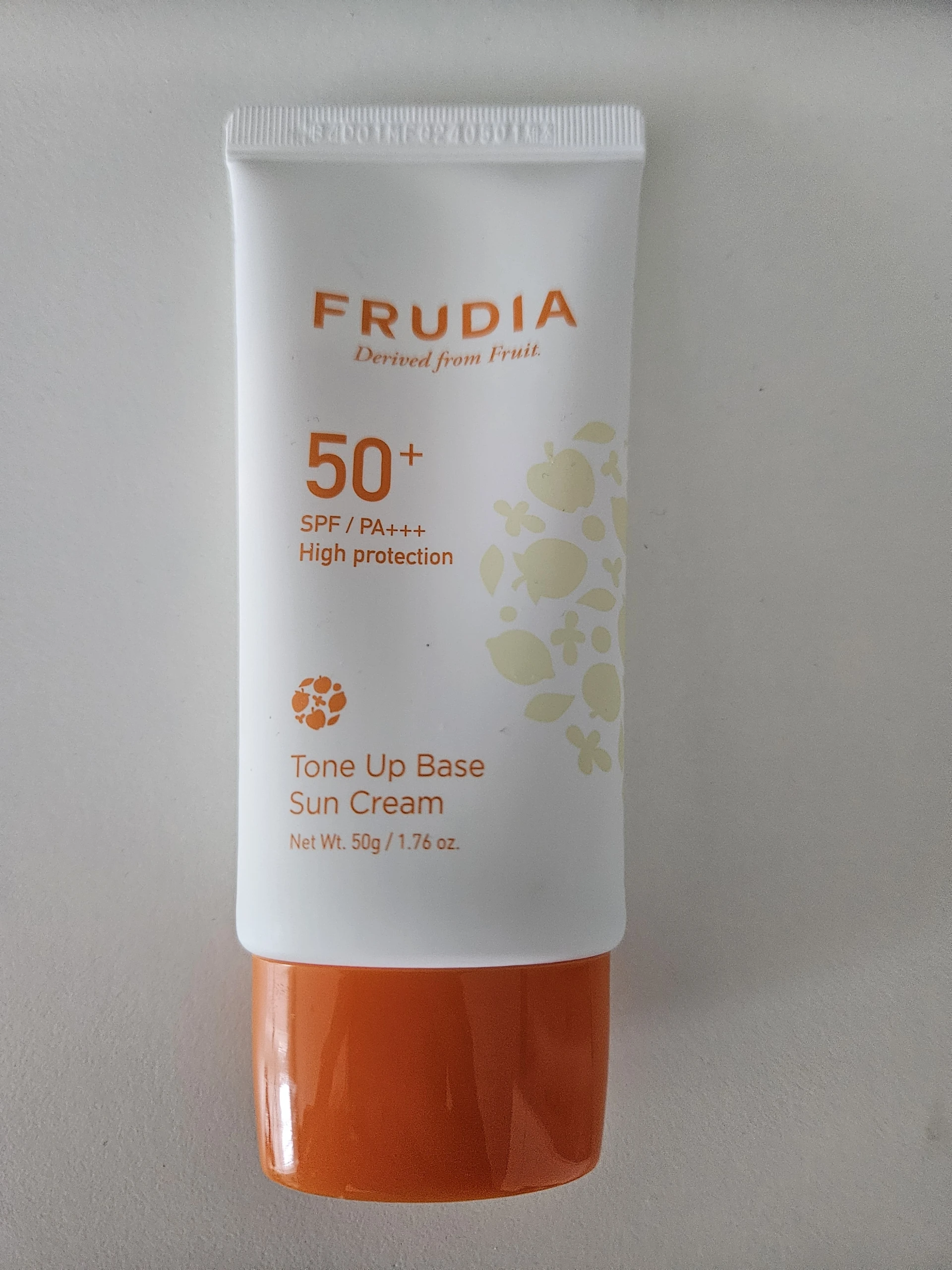1x tesztelt Frudia Tone Up Base Sun Cream SPF50+ PA+++