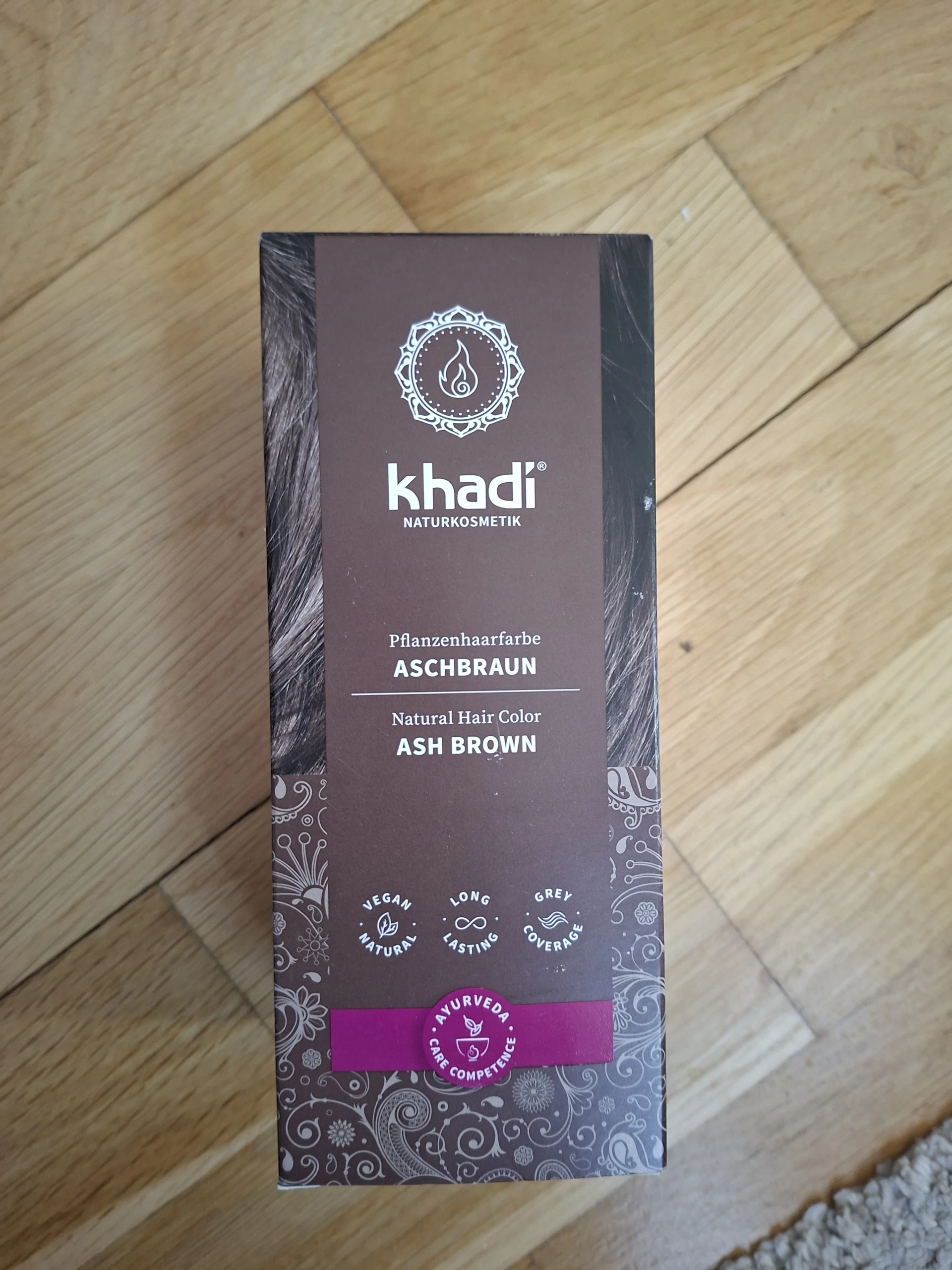 Khadi növényi hajfesték - Hamvasbarna