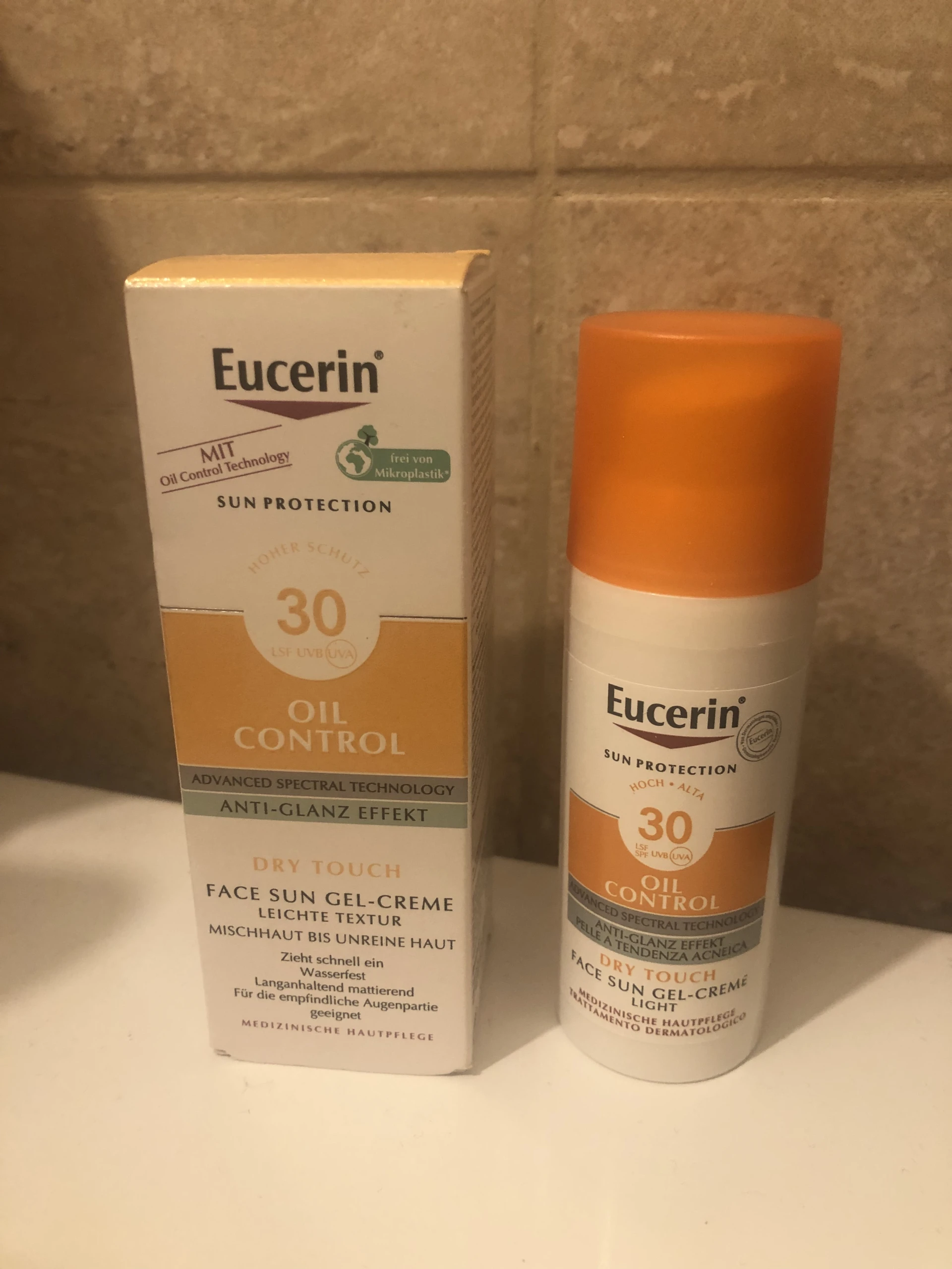 Eucerin oil control 30 spf fényvédő