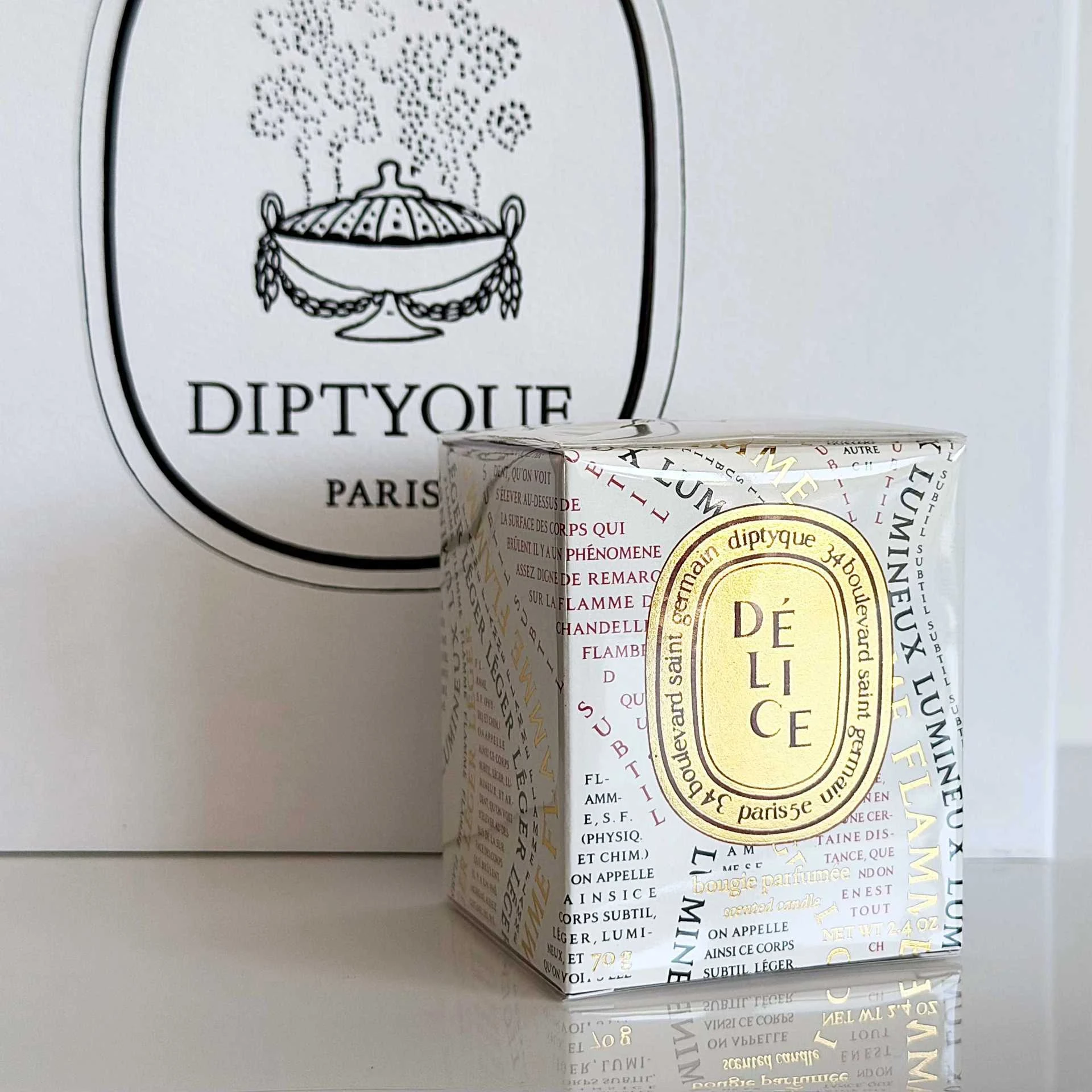 Diptyque Délice scented candle - limited edition