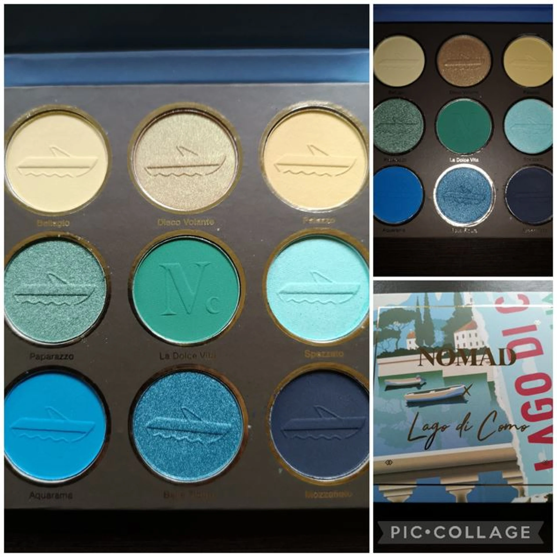 Nomad Cosmetics Lake Como Paletta