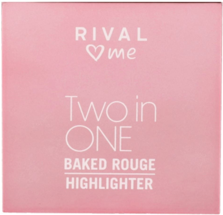 RIVAL loves me Two In One Baked Rouge Highlighter | Krémmánia