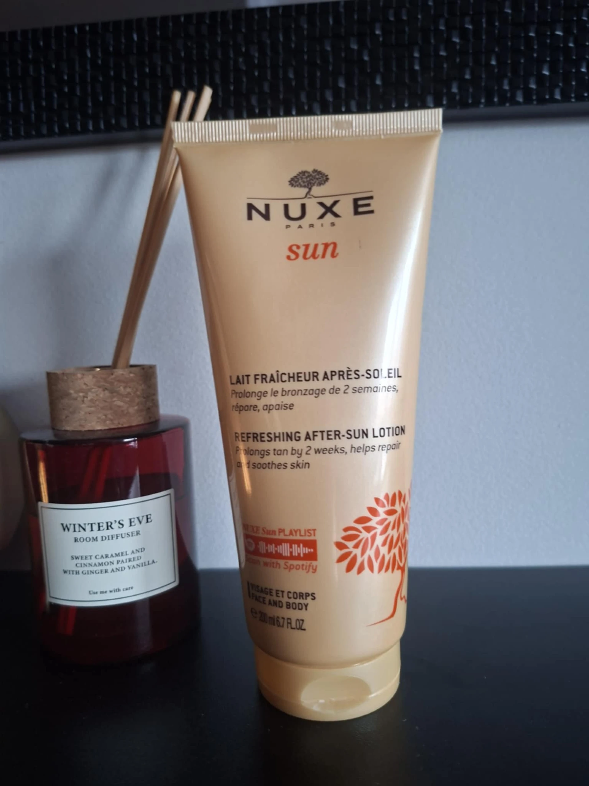 Nuxe sun lait fraîcheur après soleil
