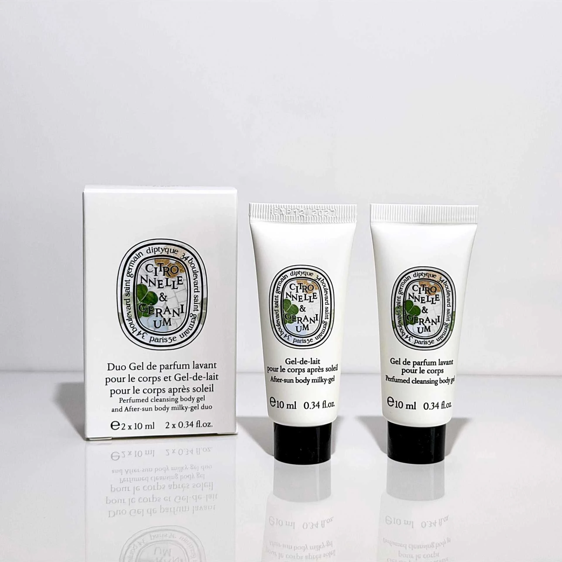 Diptyque Citronelle & Geranium duo gel