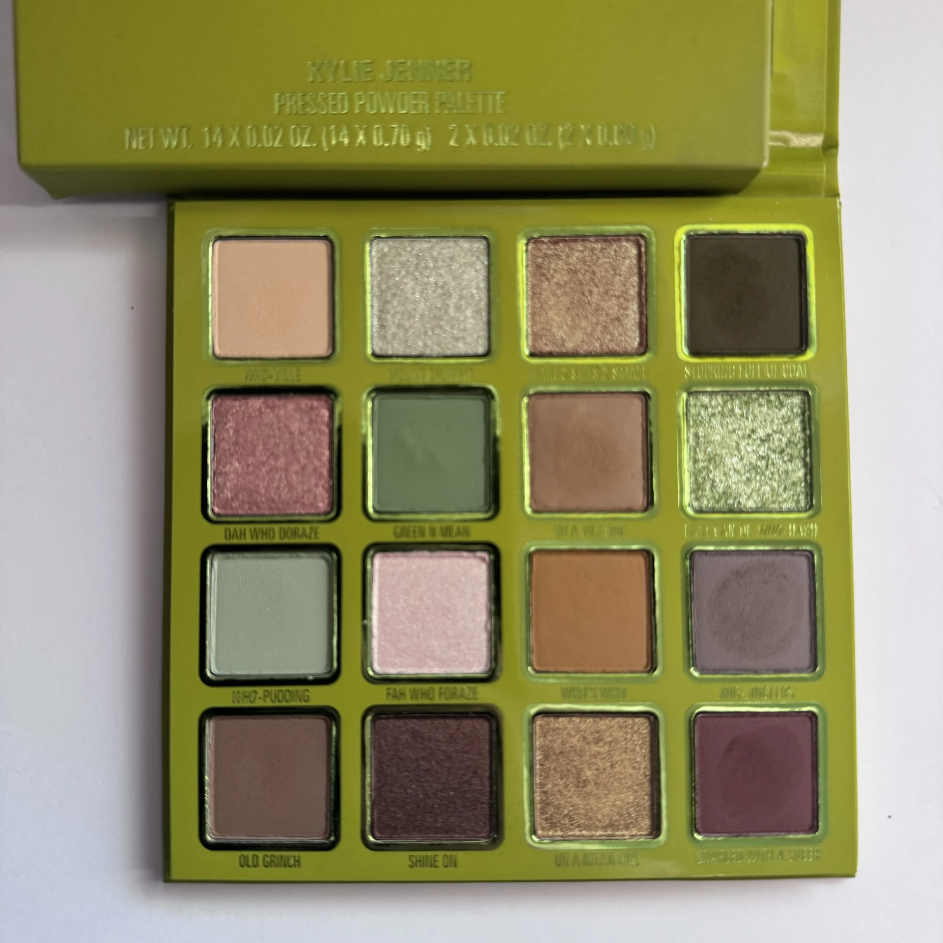 Kylie Cosmetics X The Grinch Pressed Powder Palette