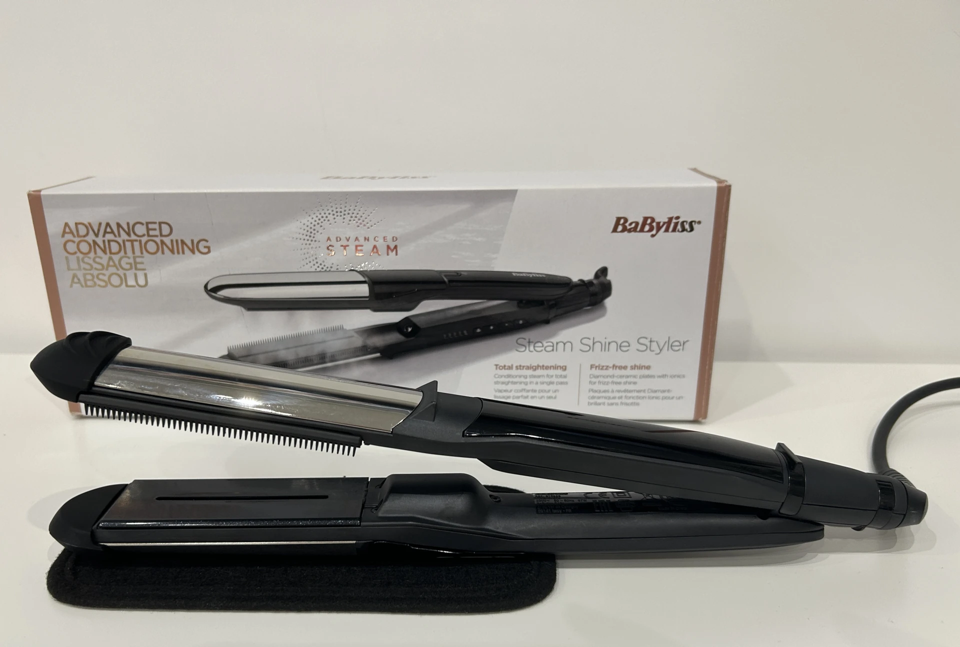 BaByliss Steam Pure Micro-Gőzölős Hajvasaló és Göndörítő