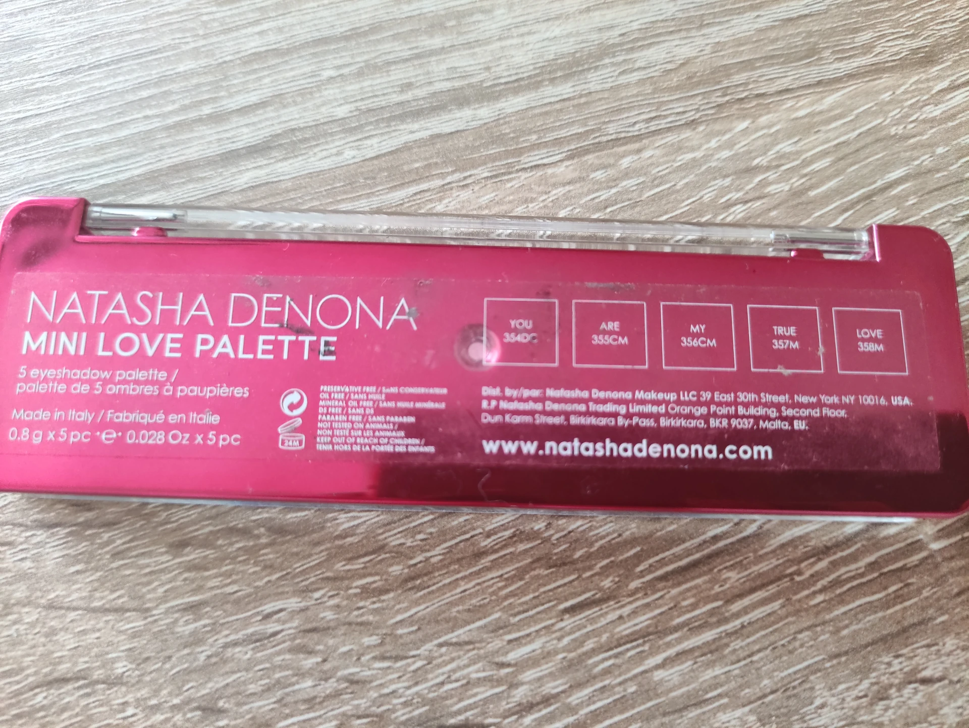 Natasha Denona mini love paletta