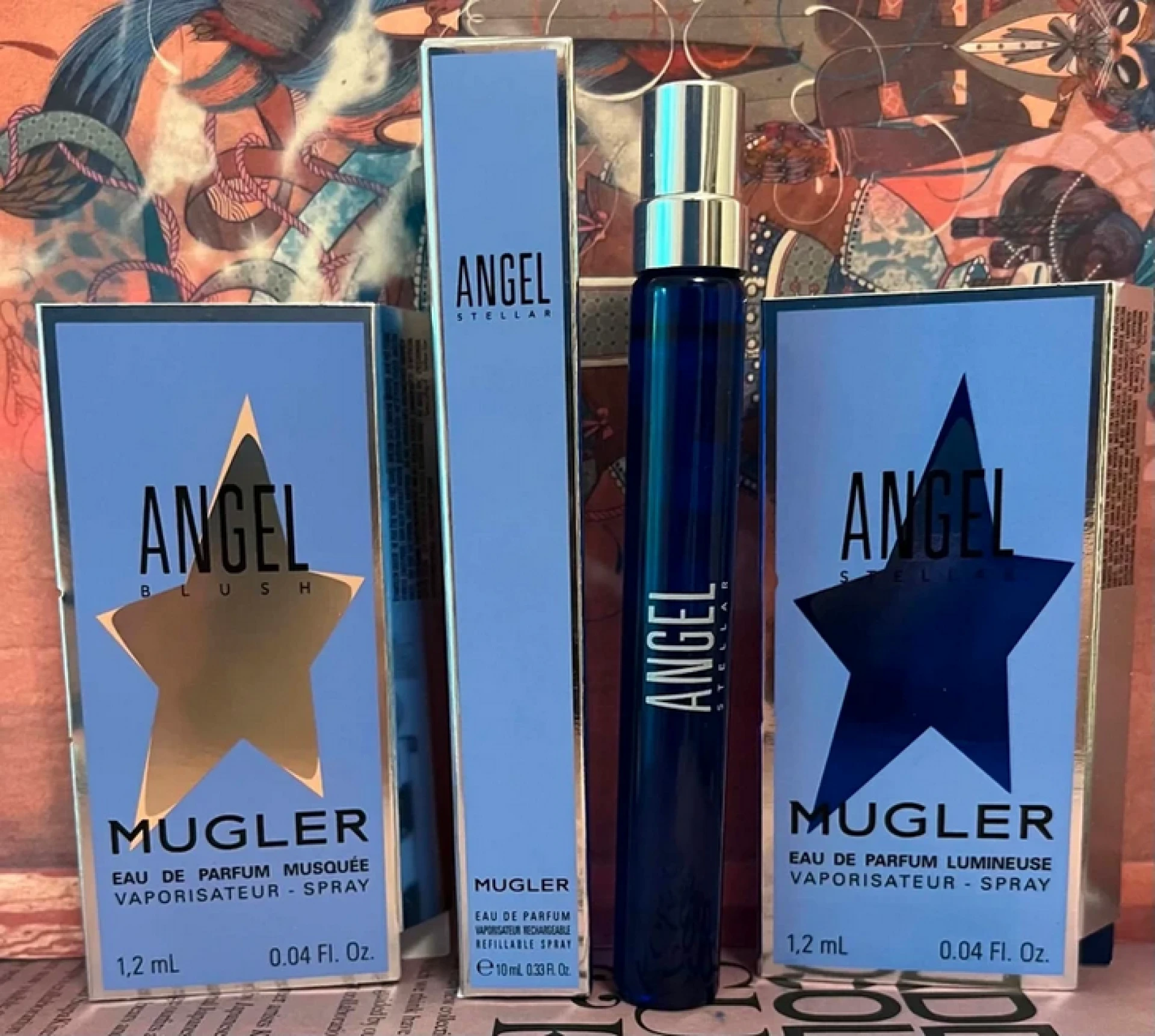Mugler Angel Stellar EDP 10 ml utazó mini, szettben