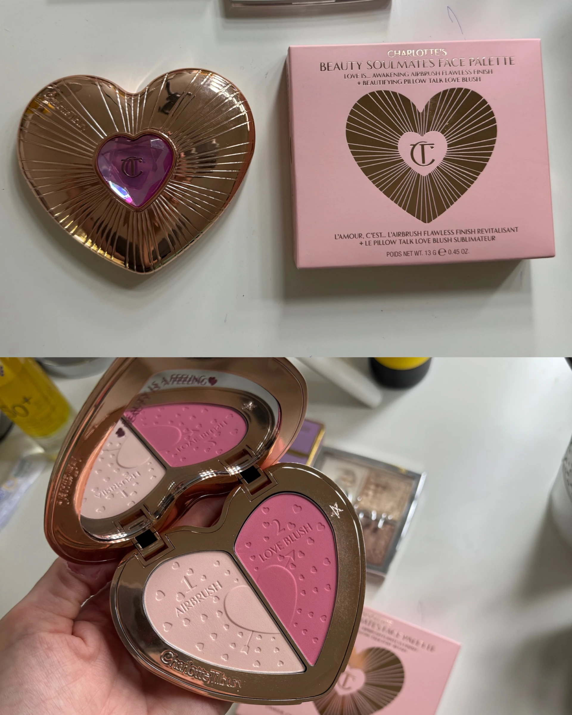 Charlotte Tilbury Beauty Soulmates palette Flawless Pink