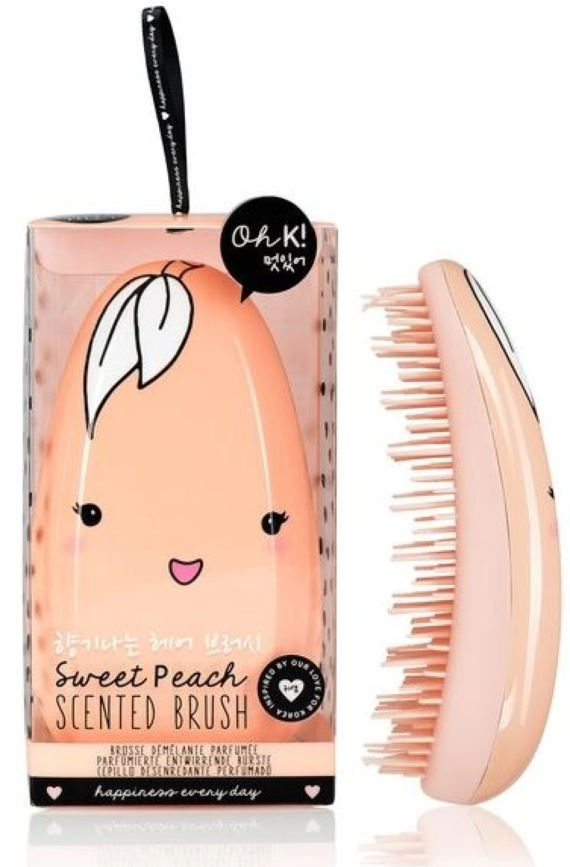 Oh K! Peach Detangle Brush