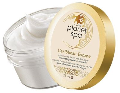 Crème Hydratante Avon Planet Spa Caribbean Escape - Aux Perles Et Algues, 200ml, Neuf