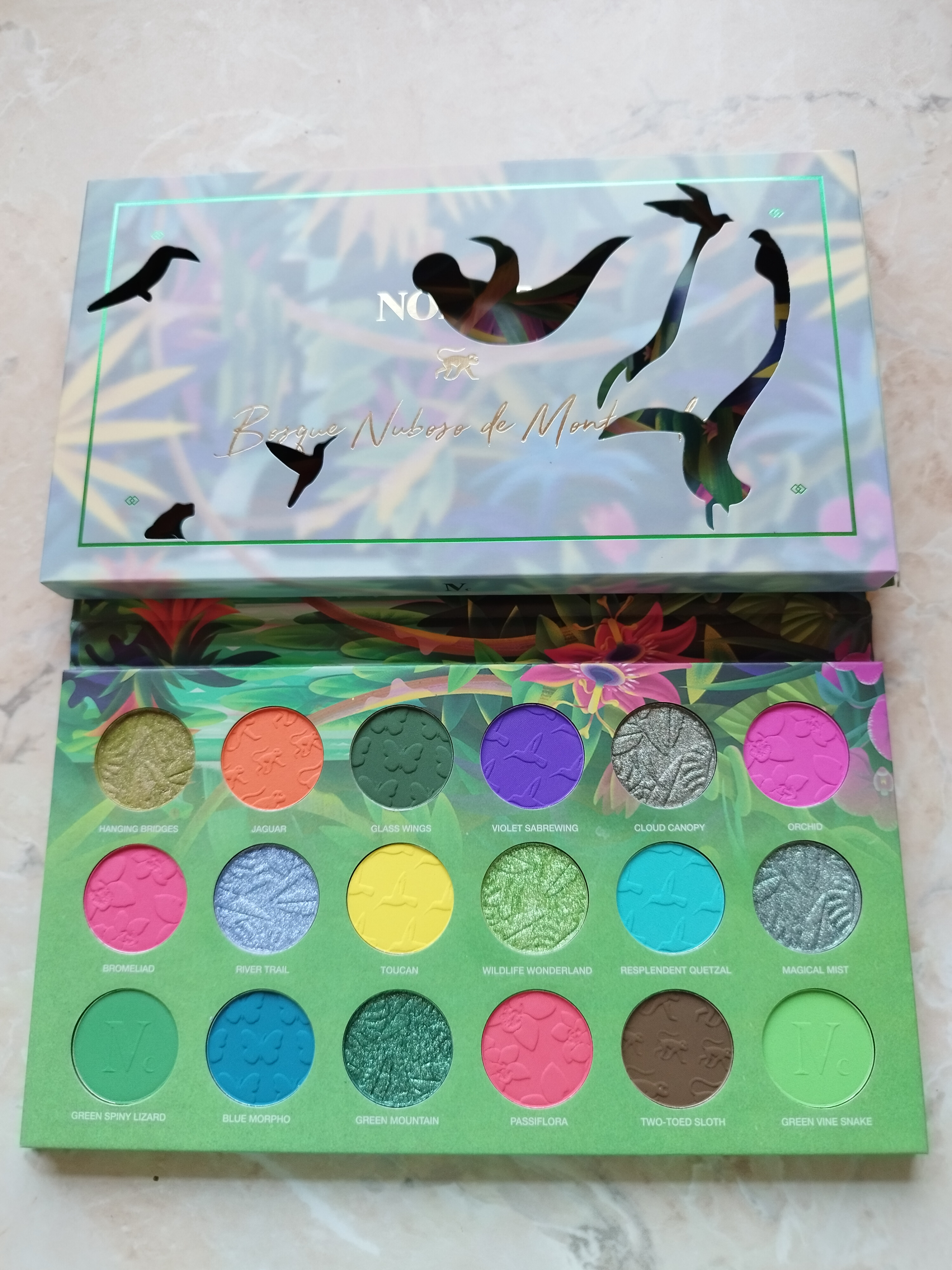 Nomad Cosmetics Monteverde Cloud Forest Paletta