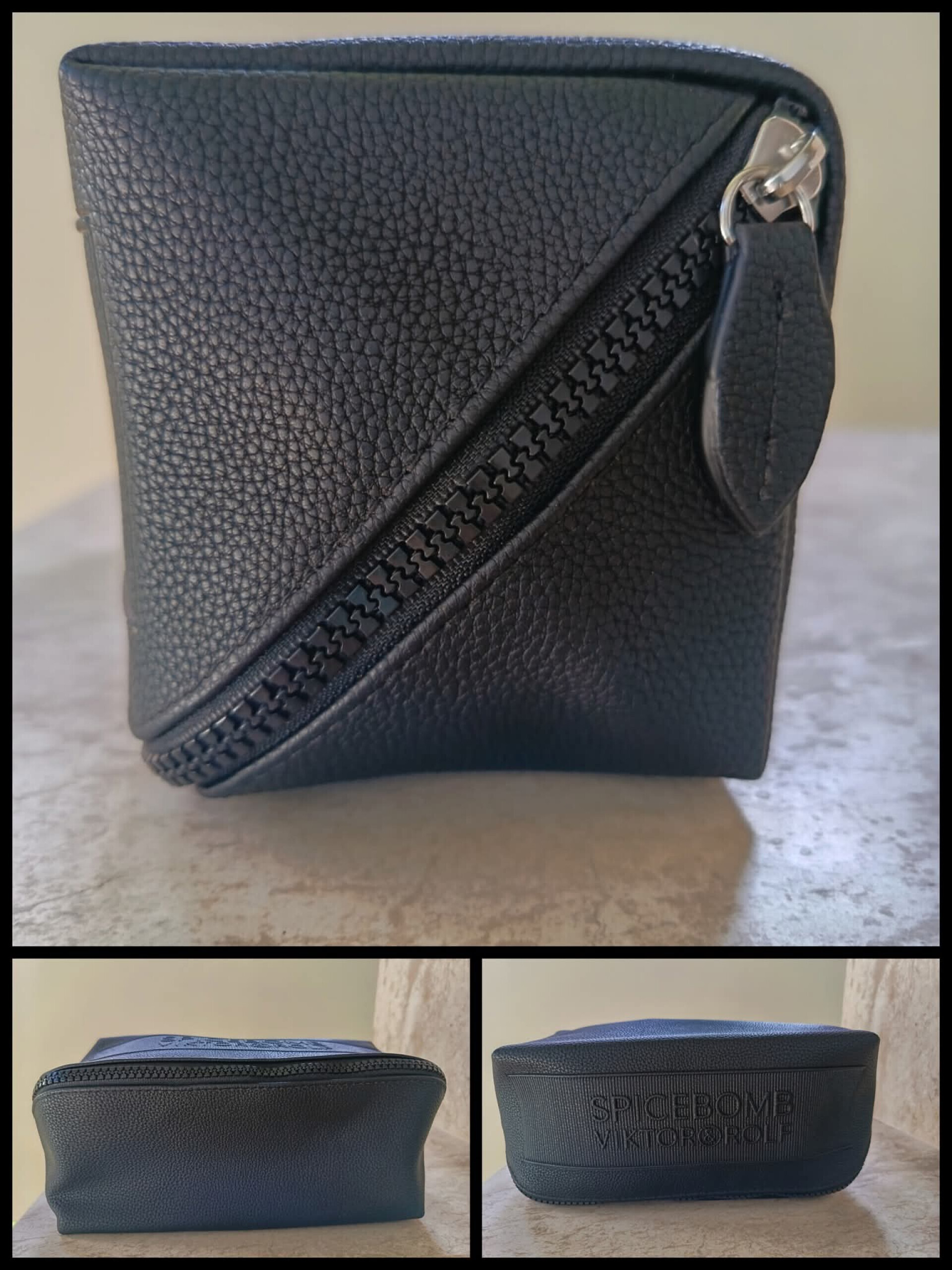 Viktor&Rolf fekete műbőr neszesszer