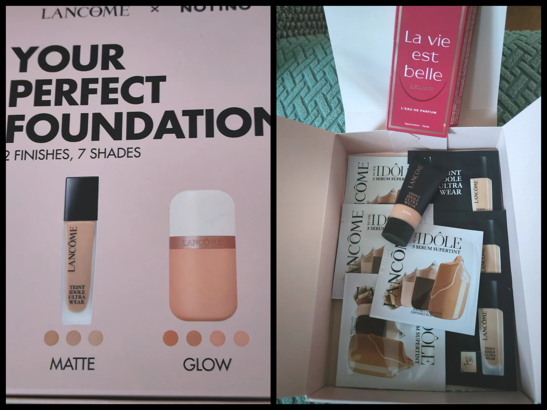 Lancome Idole serum supertint minta csomag