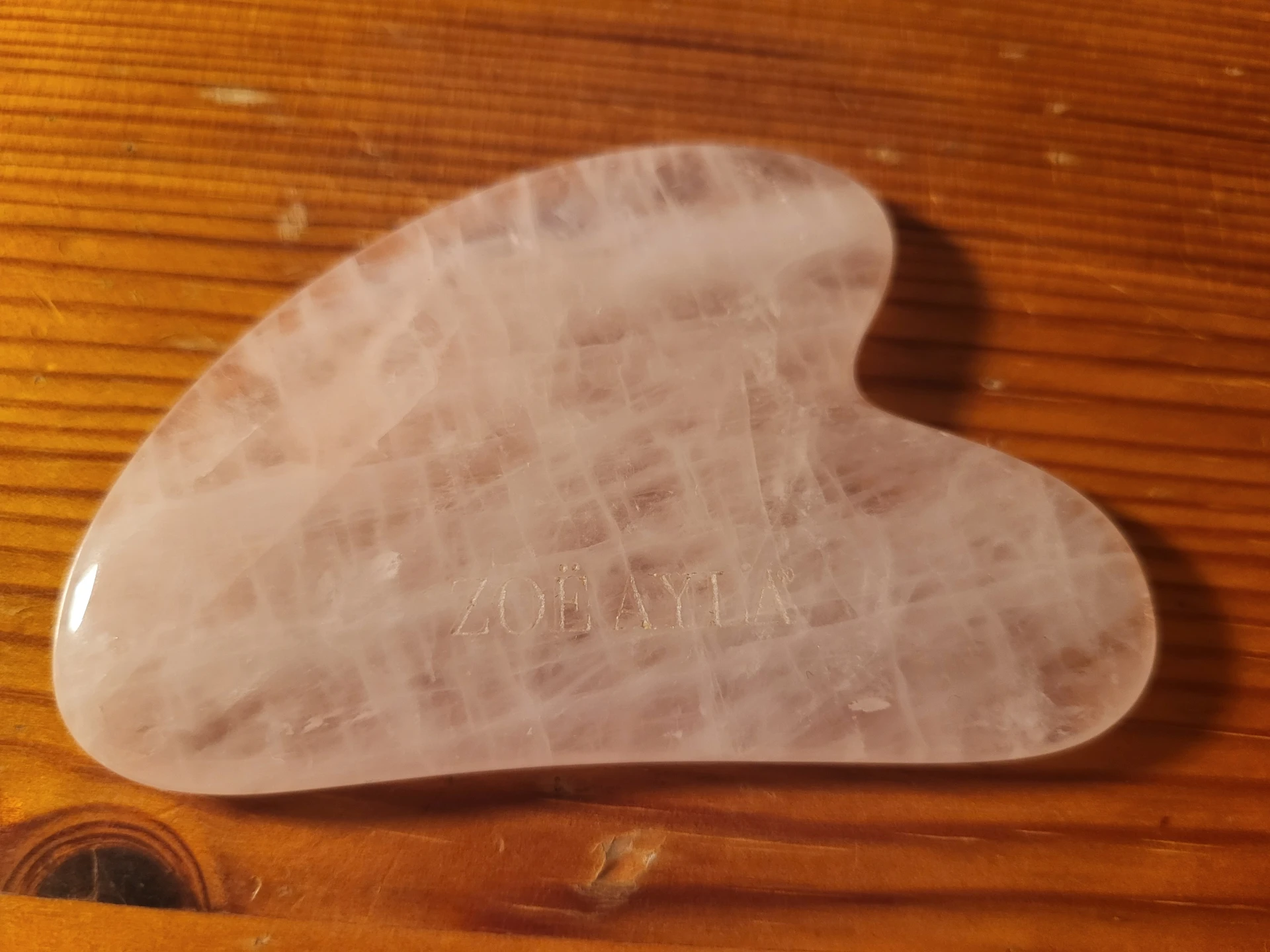 Zoë Ayla Rózsakvarc Gua Sha Masszázskő