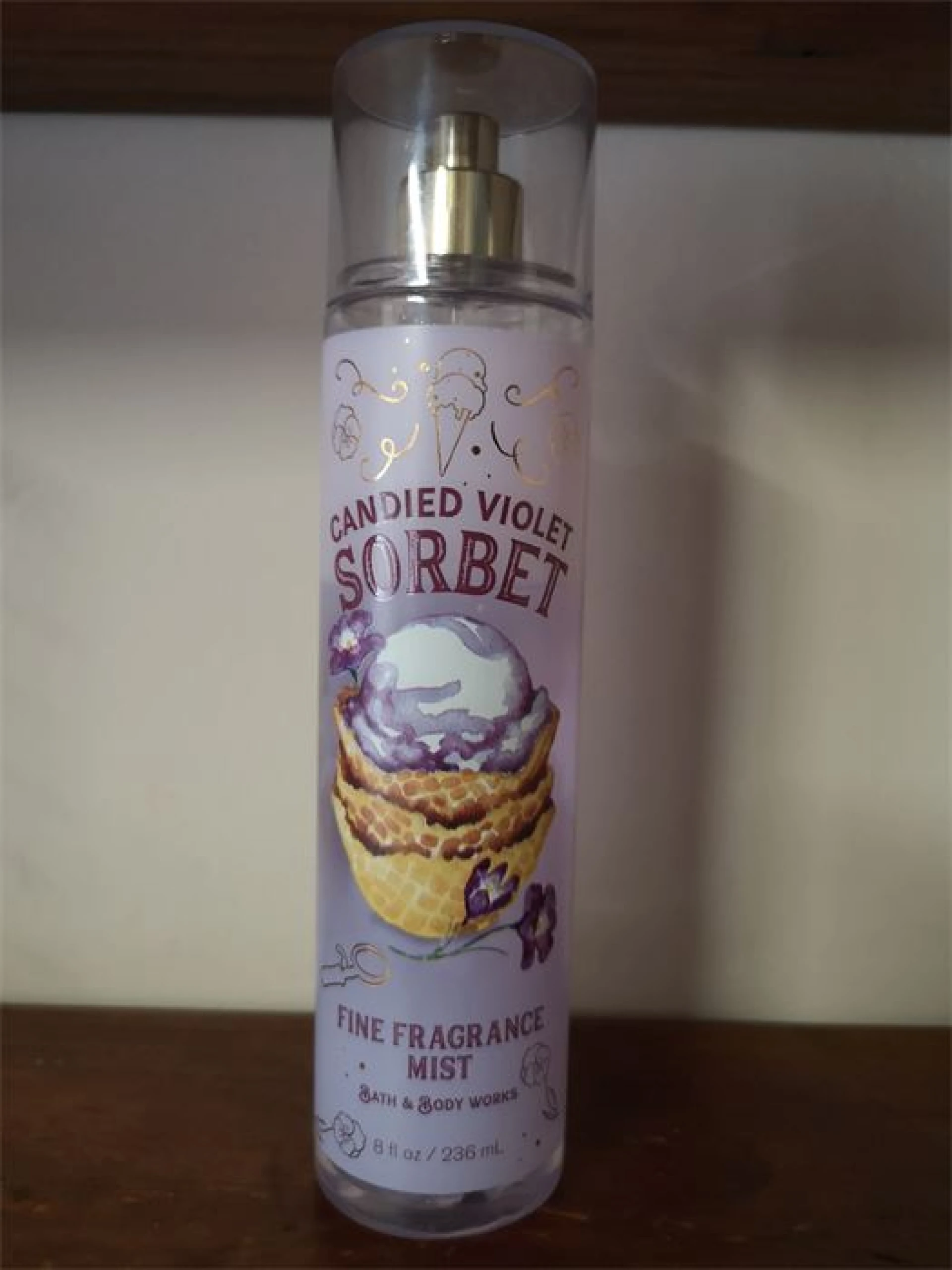 Bath & Body Works Candied Violet Sorbet Testpermet
