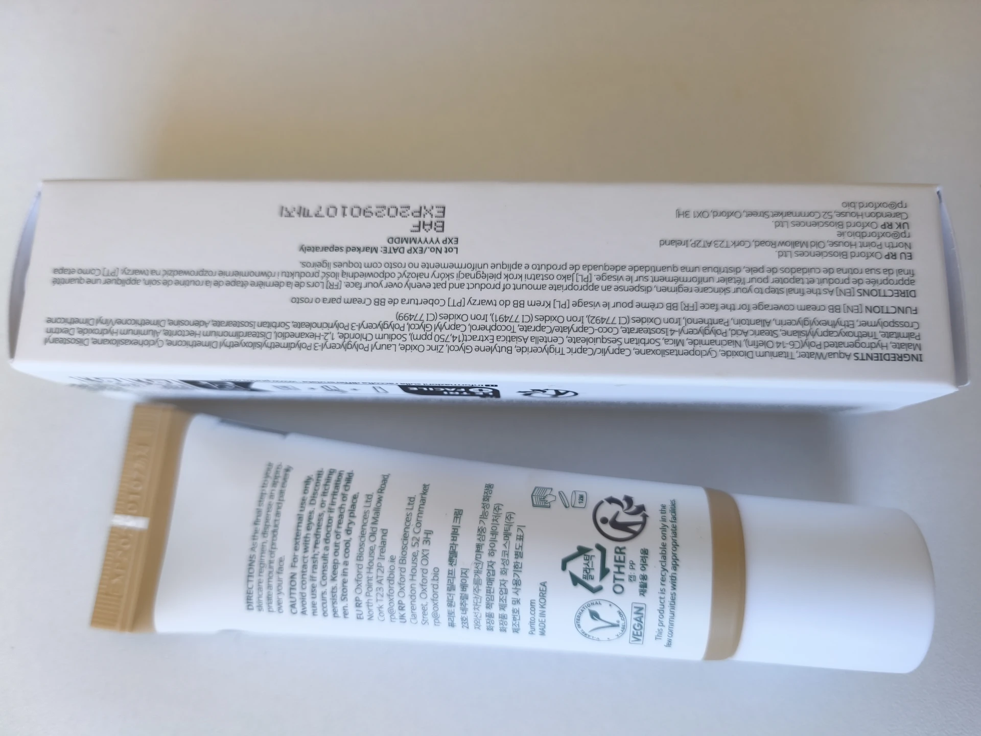 Purito Wonder Releaf Centella BB krém
